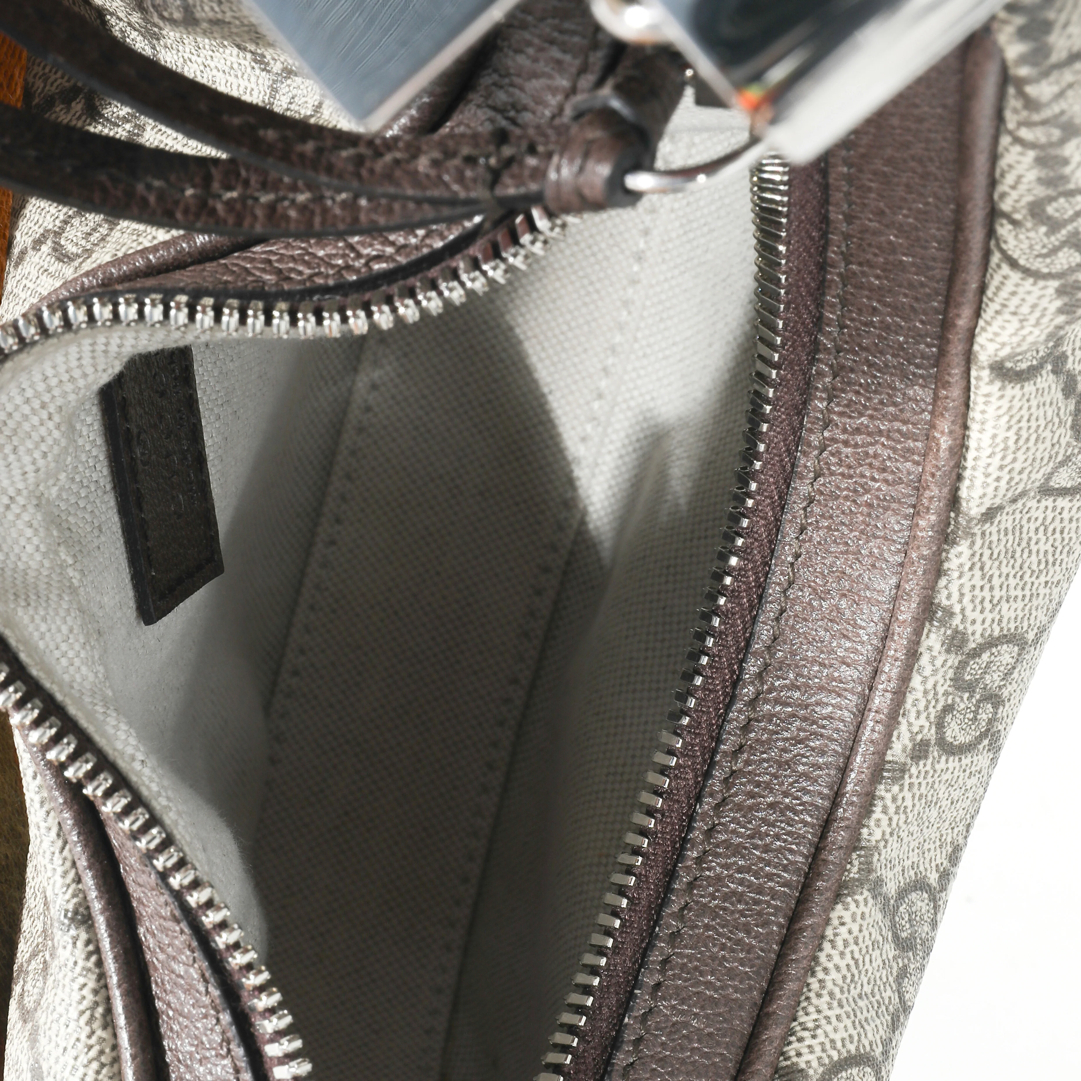 Gucci Beige GG Supreme Small Attache Shoulder Bag - Image 7