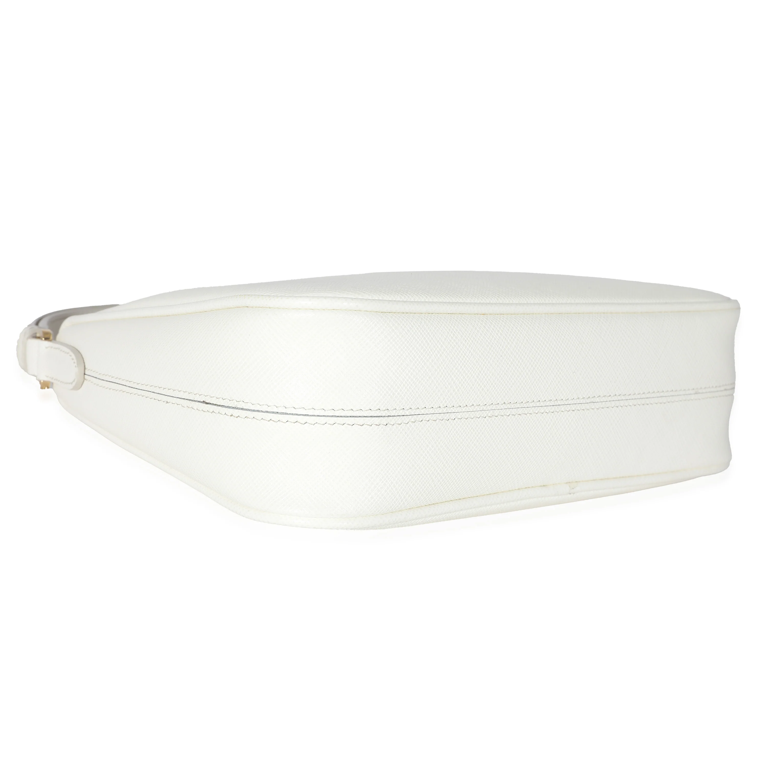 Prada White Saffiano Re-Edition Saffiano Mini Bag - Image 4