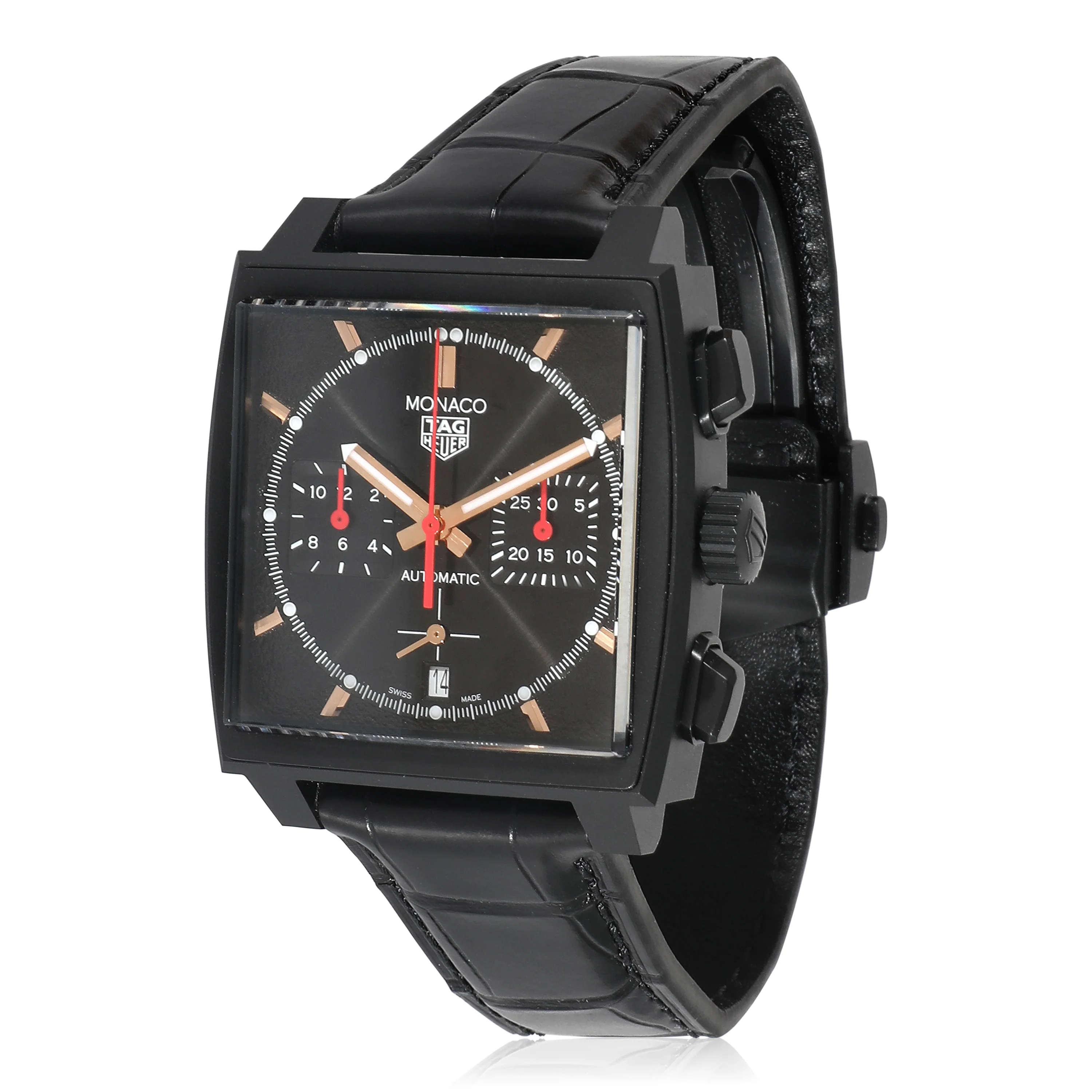 Monaco Dark Lord CBL2180.FC6497 Mens Watch in Titanium - Image 6