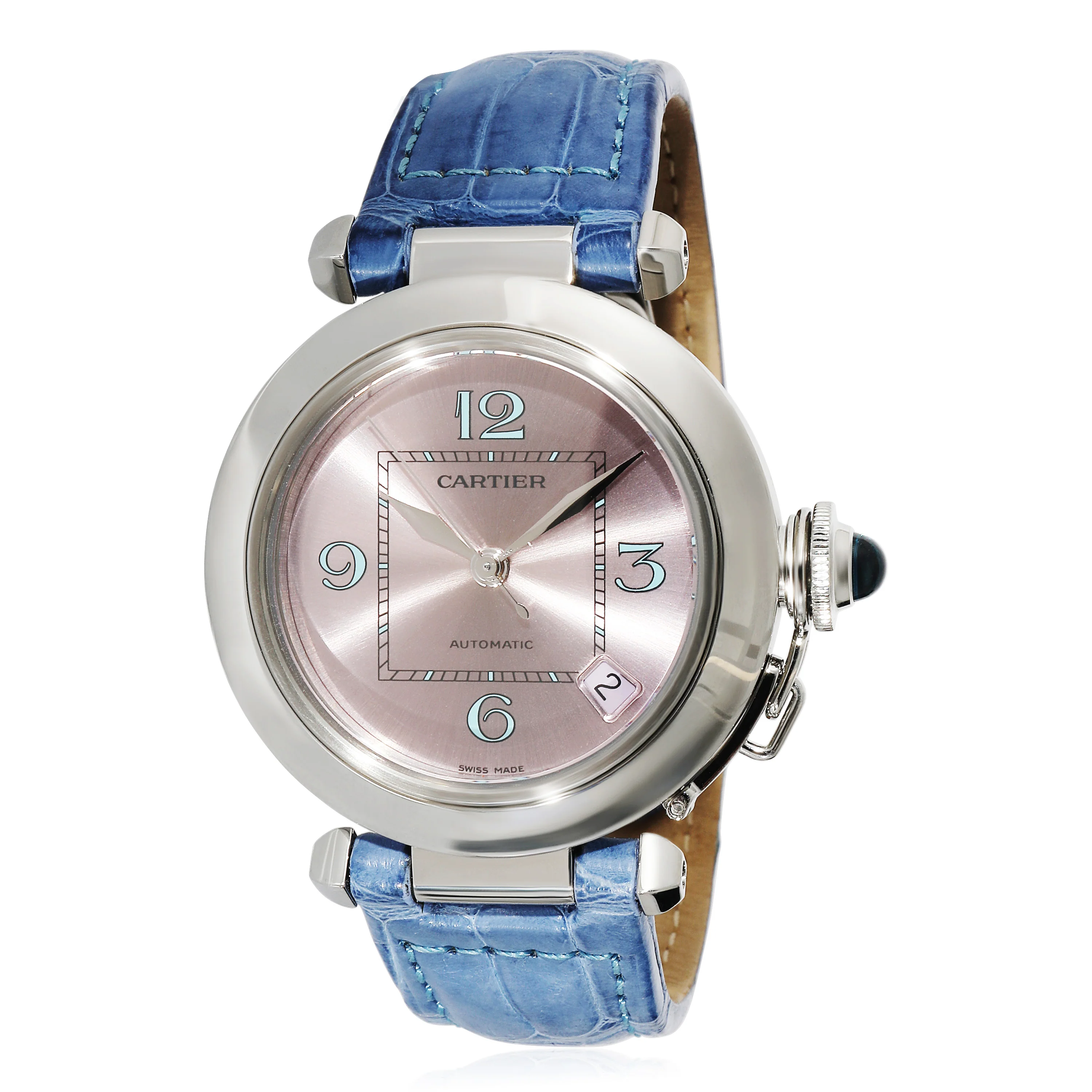 Cartier Pasha C 2324 Unisex Watch in Stainless Steel