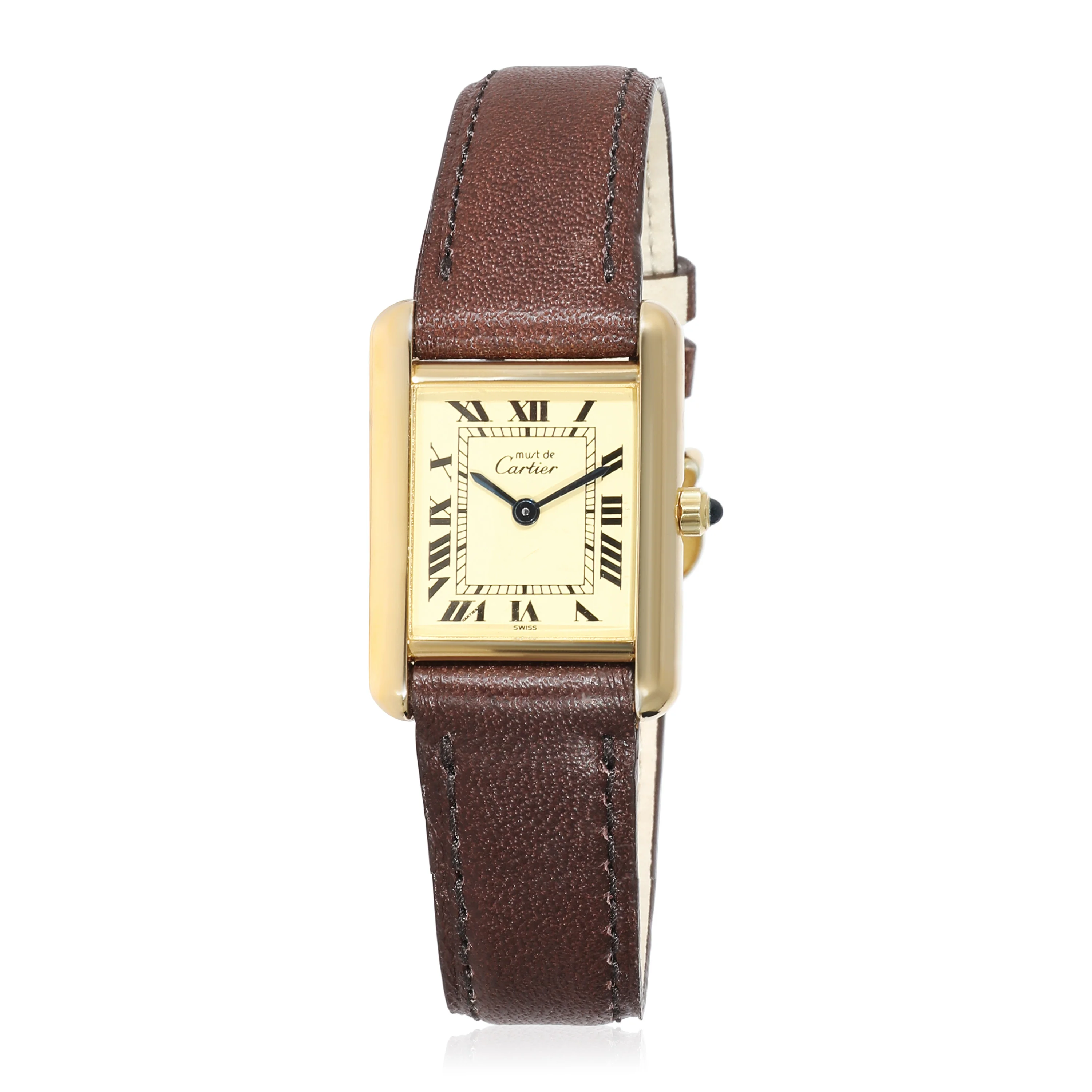 Cartier Must de Cartier Tank 3 66001 Womens Watch in Vermeil - Image 6