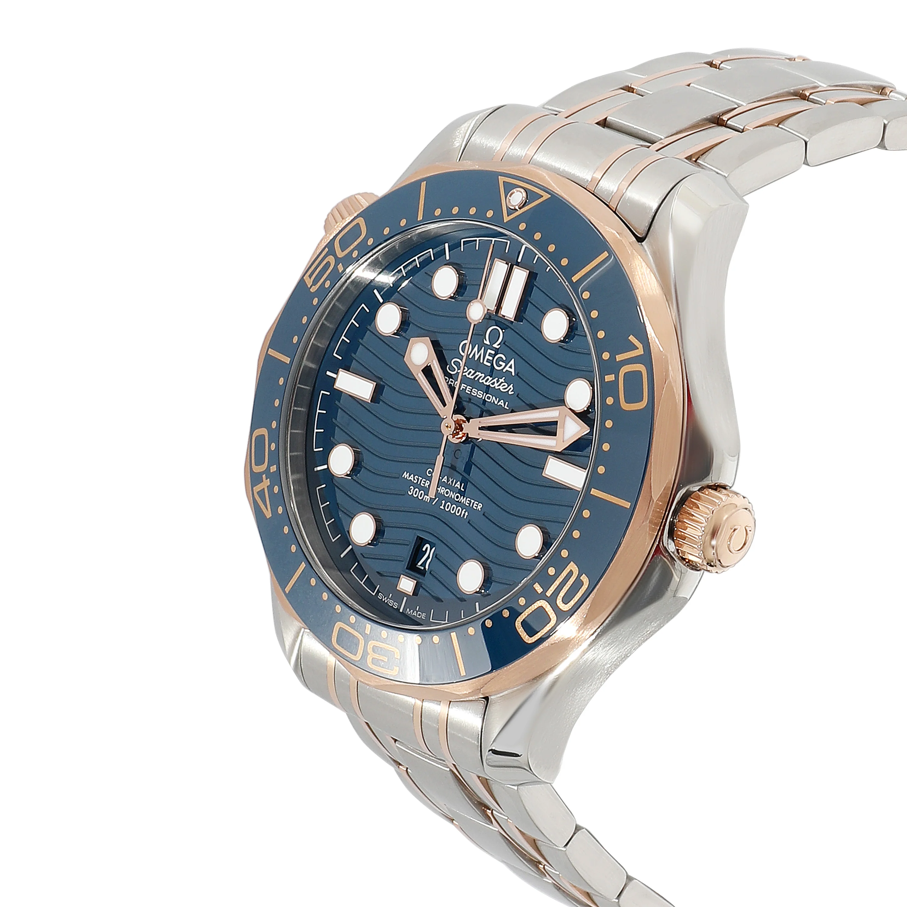 Omega Seamaster Diver 300M 210.20.42.20.03.002 Mens Watch in 18kt Rose Gold/Sta - Image 3