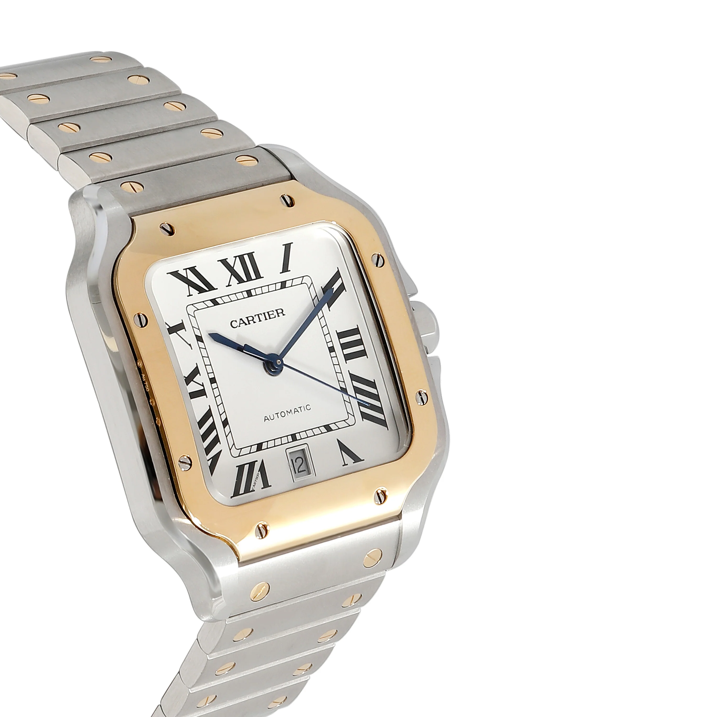 Cartier Santos de Cartier W2SA0009 Mens Watch in  Stainless Steel/Yellow Gold - Image 2