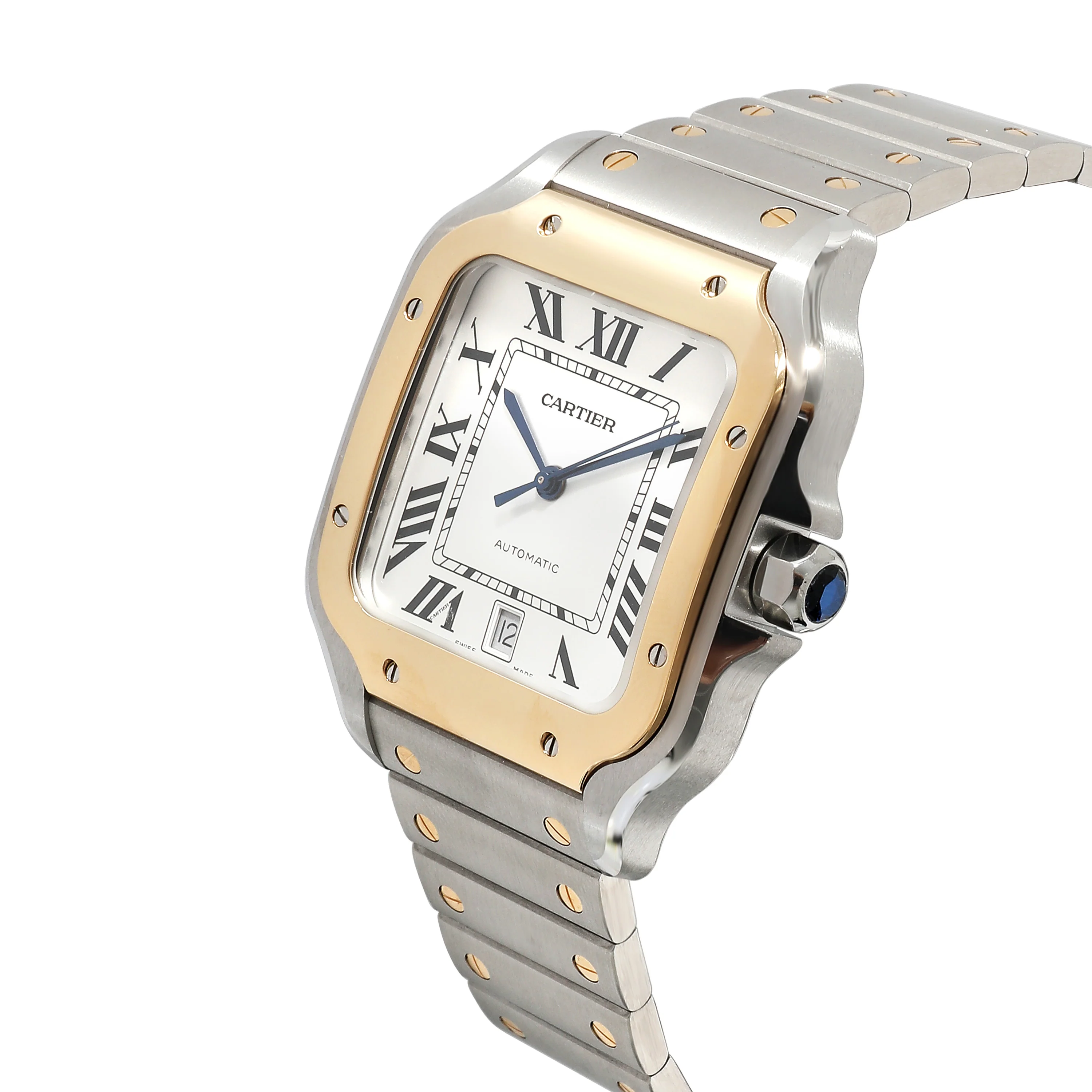 Cartier Santos de Cartier W2SA0009 Mens Watch in  Stainless Steel/Yellow Gold - Image 3