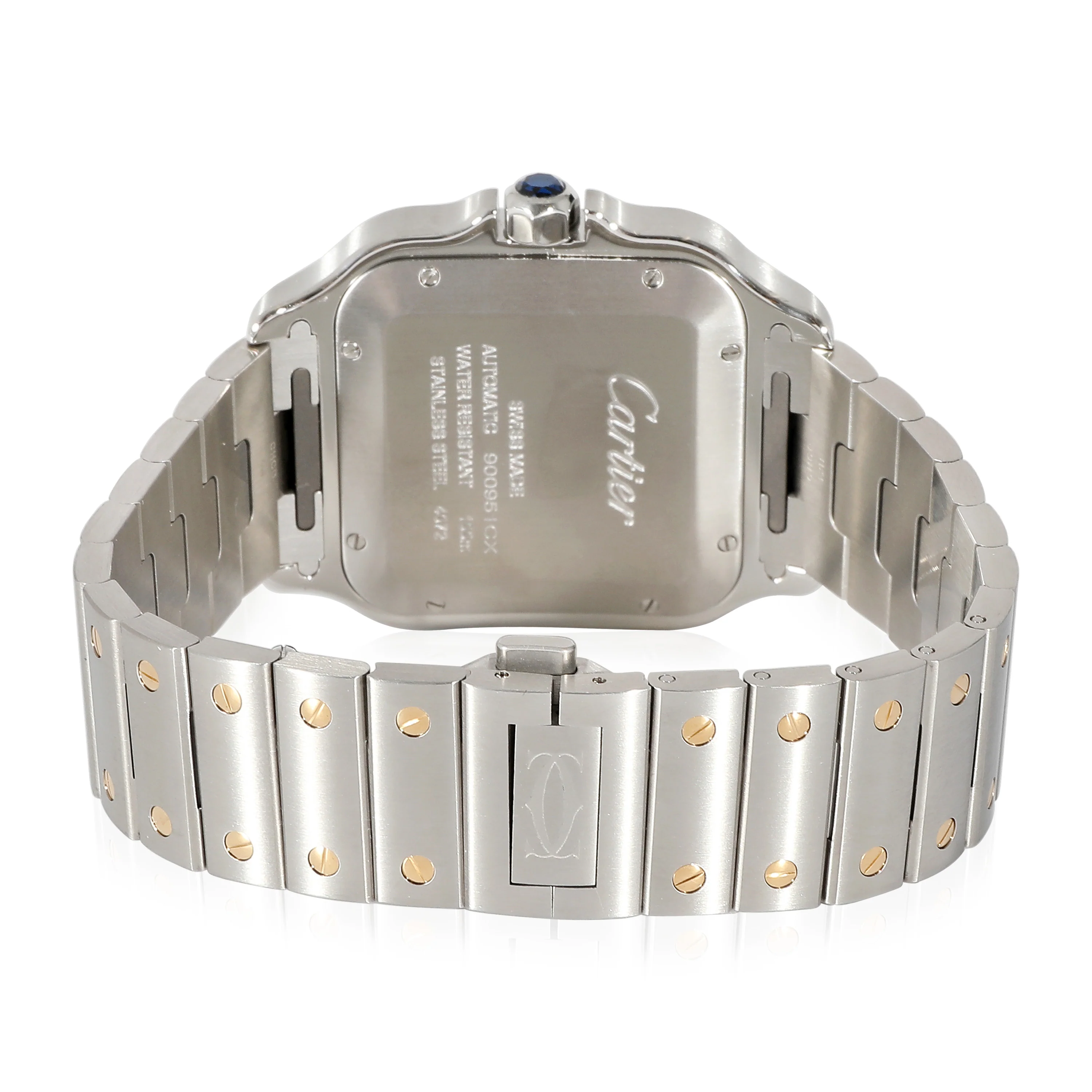 Cartier Santos de Cartier W2SA0009 Mens Watch in  Stainless Steel/Yellow Gold - Image 4