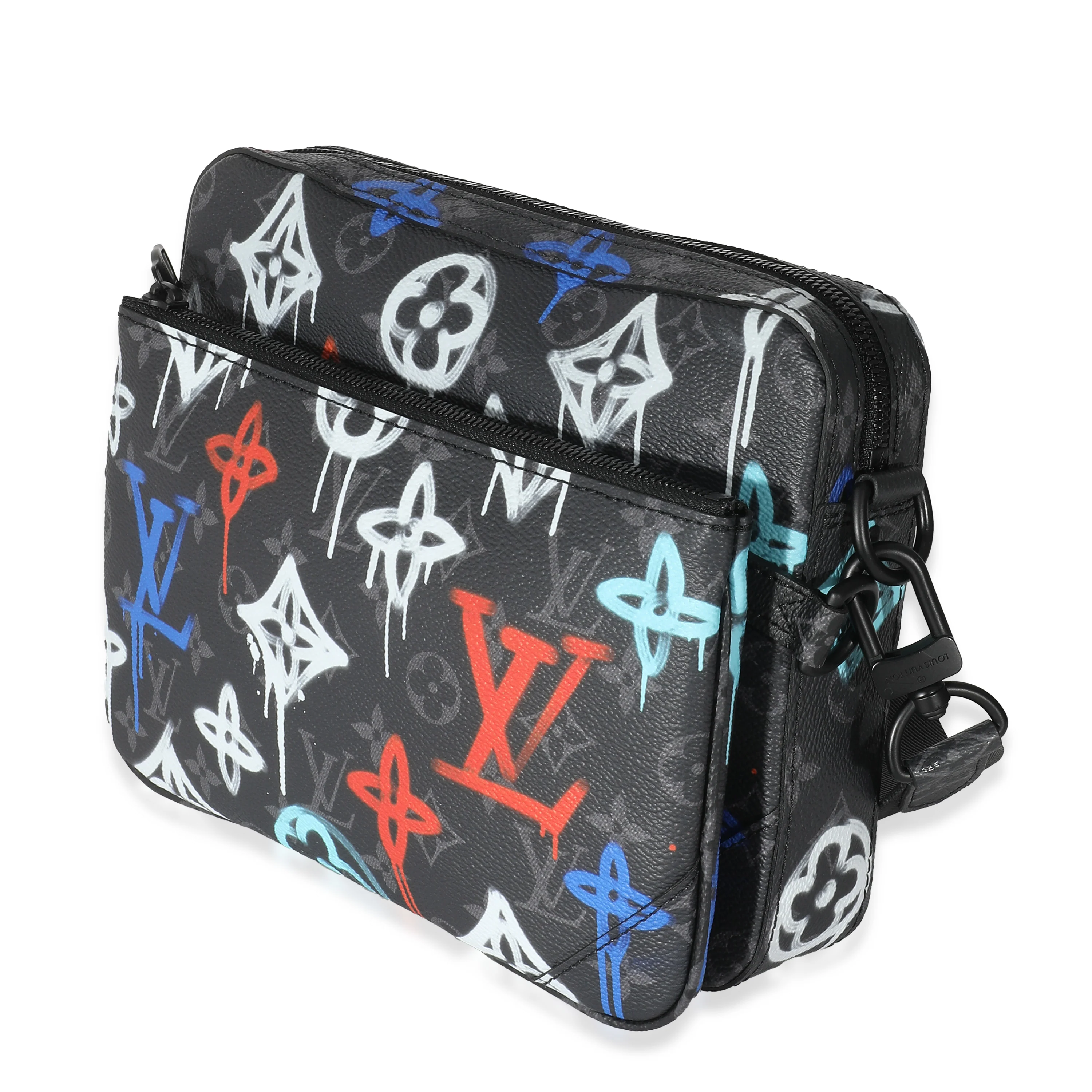 Louis Vuitton Monogram Eclipse Graffiti Trio Messenger - Image 2