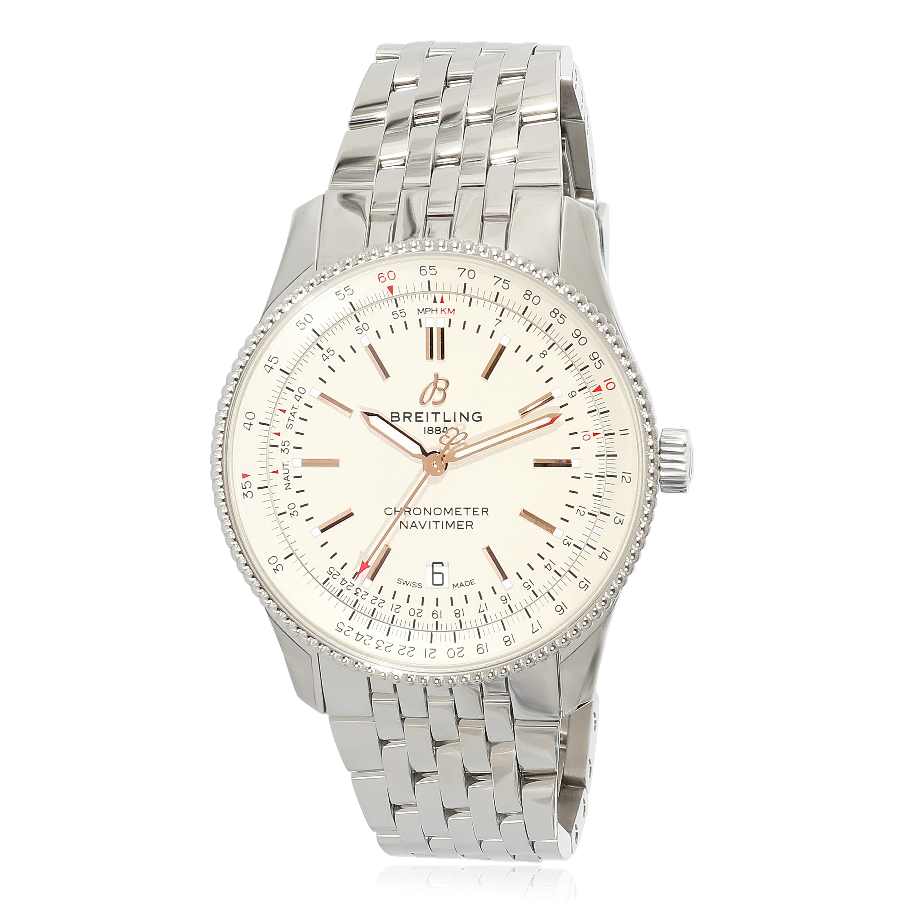 Breitling Navitimer 41 A17326211G1A1 Mens Watch in Stainless Steel - Image 6