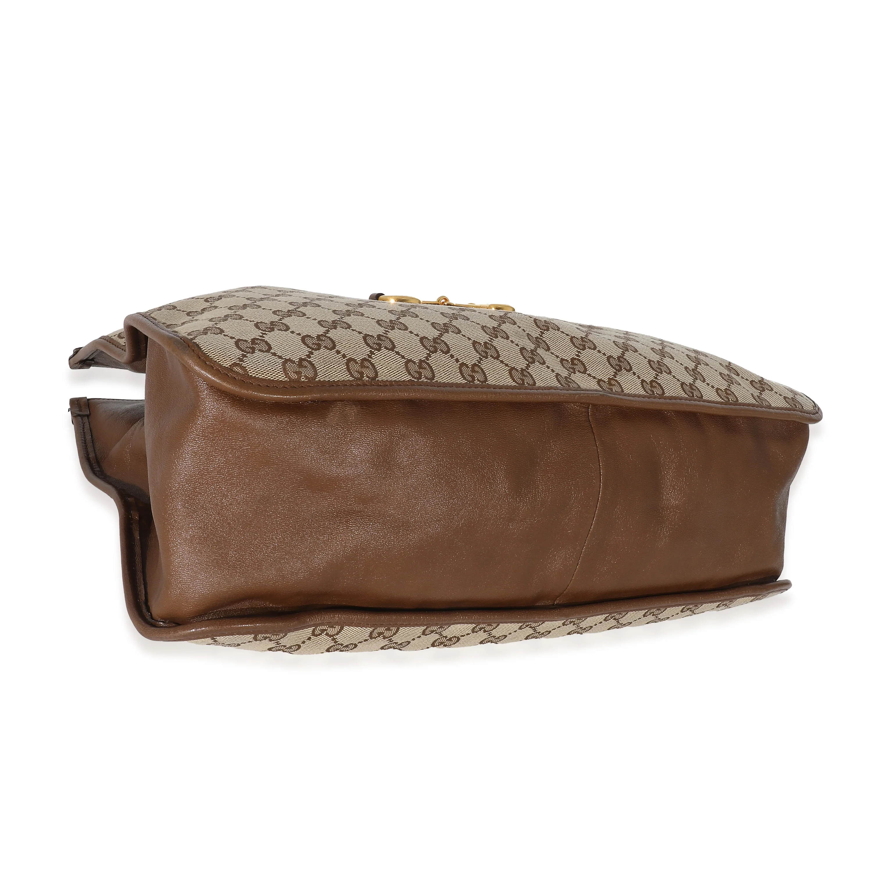 Gucci Beige GG Canvas Large Horsebit 1955 Tote - Image 4
