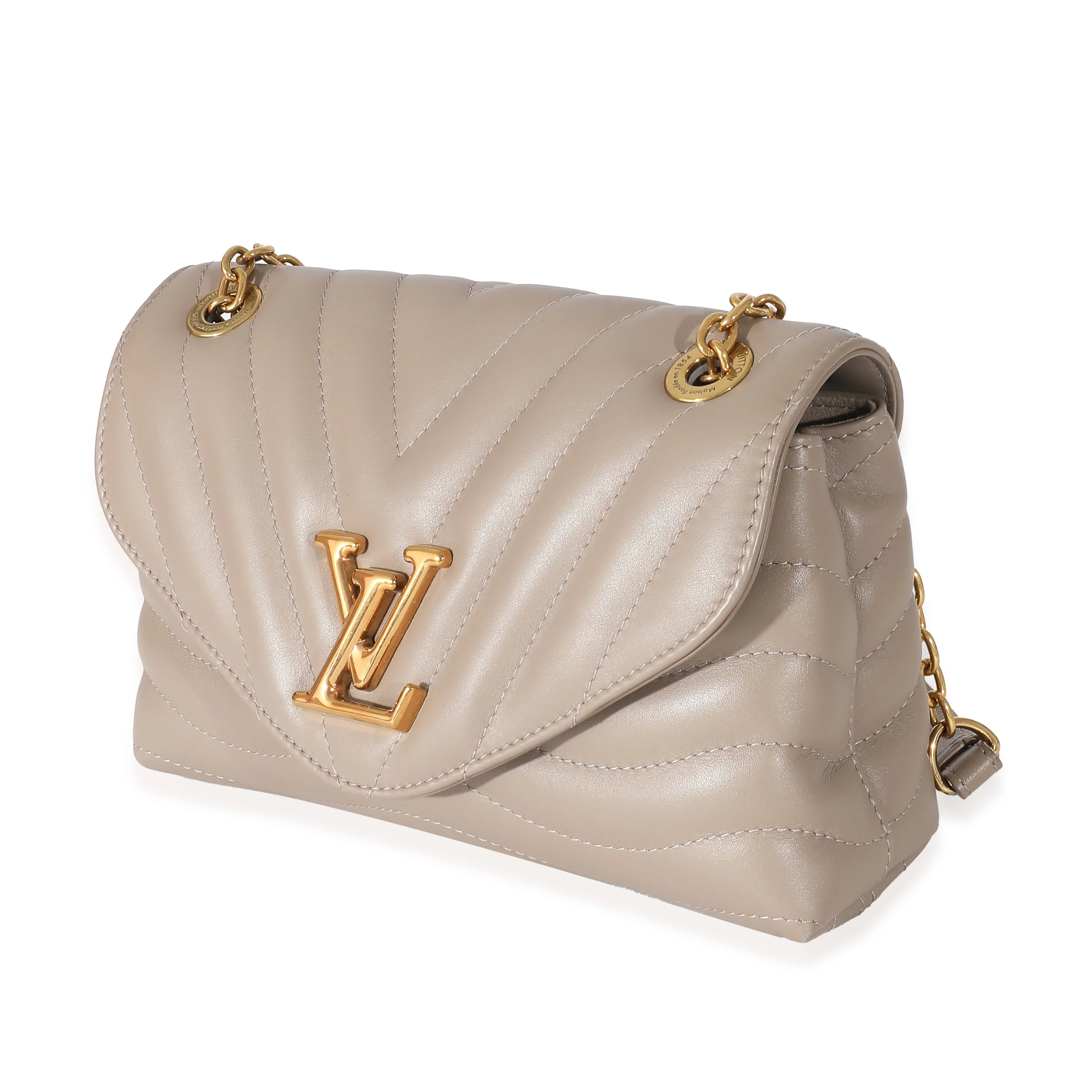 Louis Vuitton Taupe Calf Leather New Wave Chain MM - Image 2