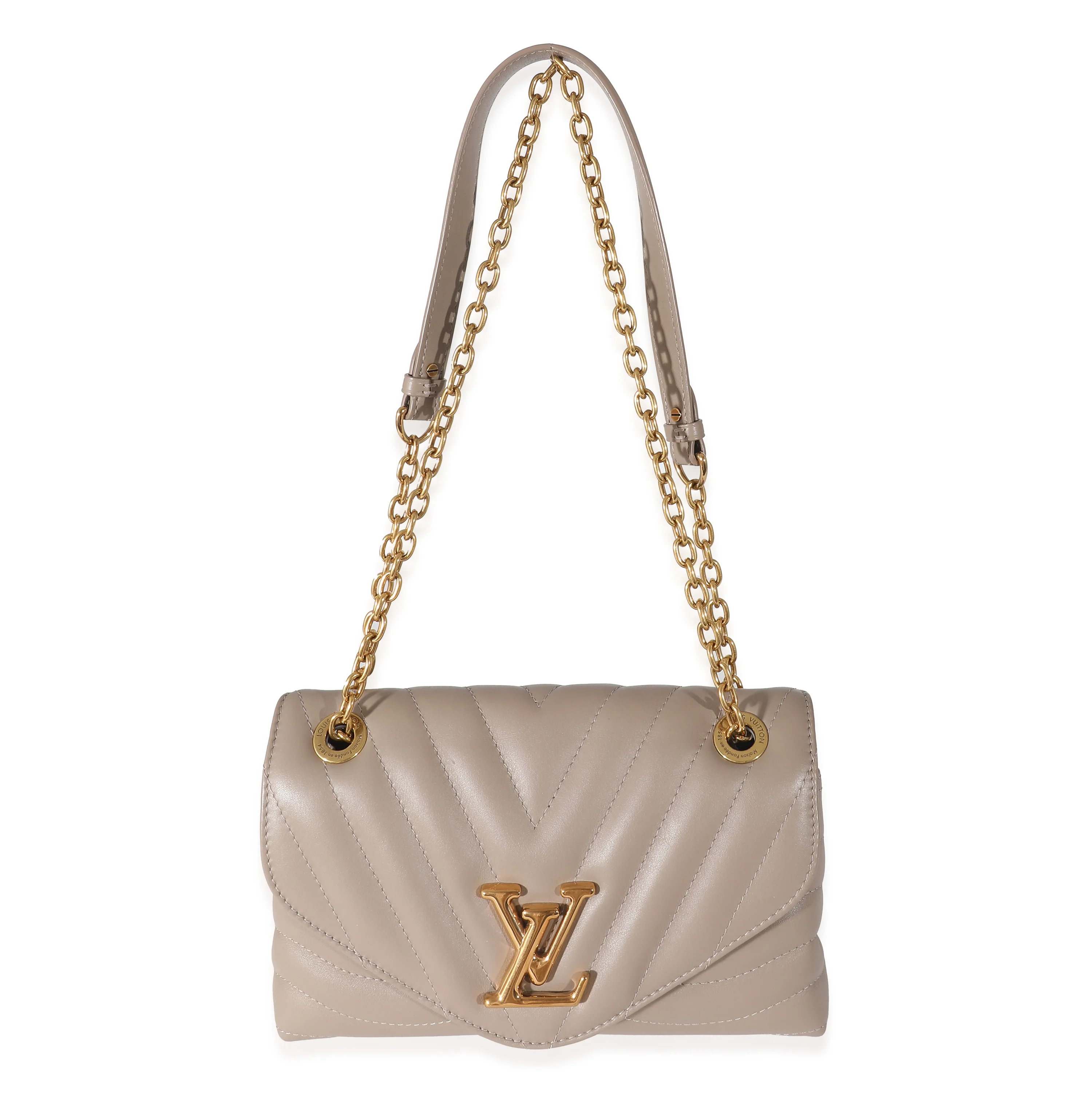 Louis Vuitton Taupe Calf Leather New Wave Chain MM - Image 4