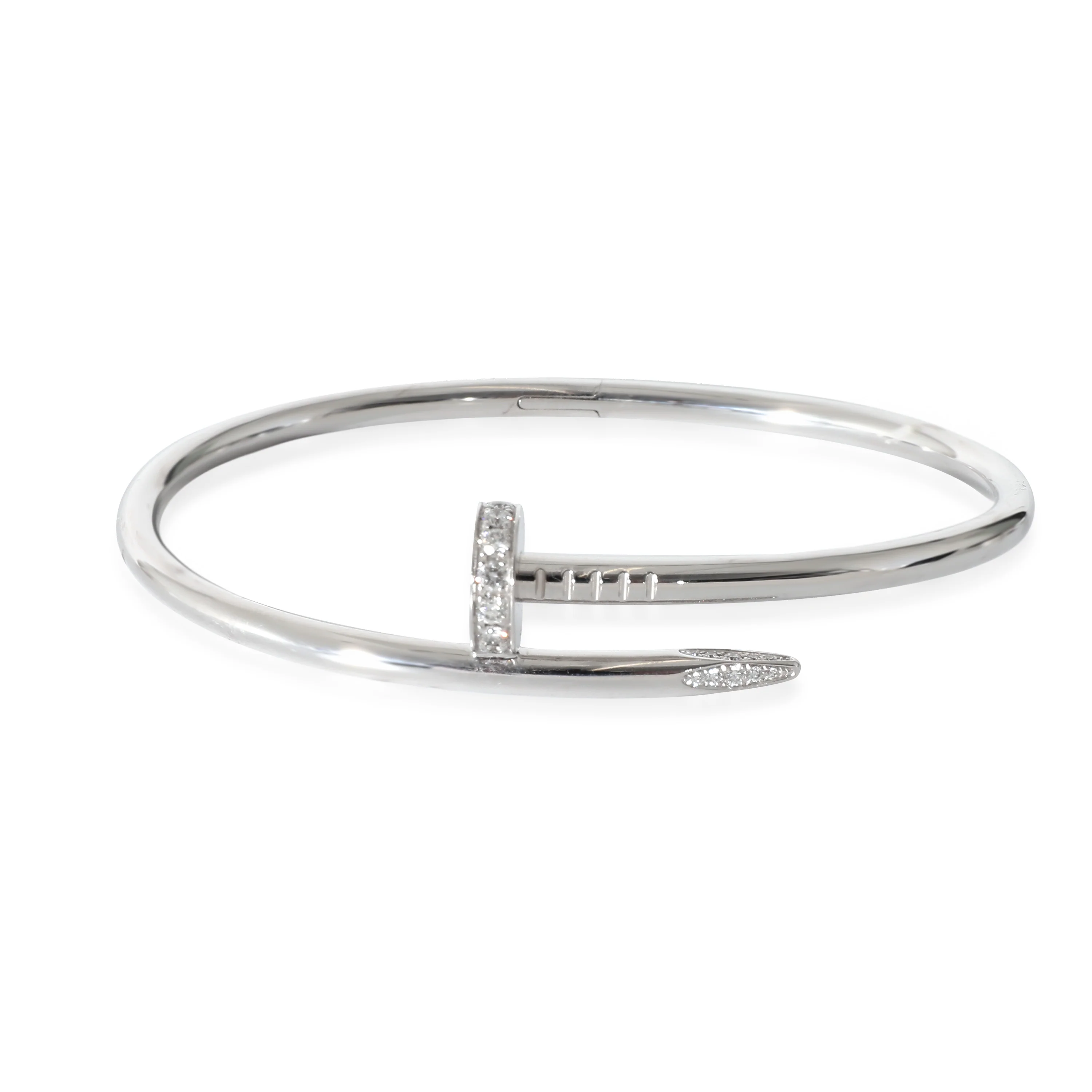 Cartier Juste Un Clou Bracelet (White Gold, Diamonds)