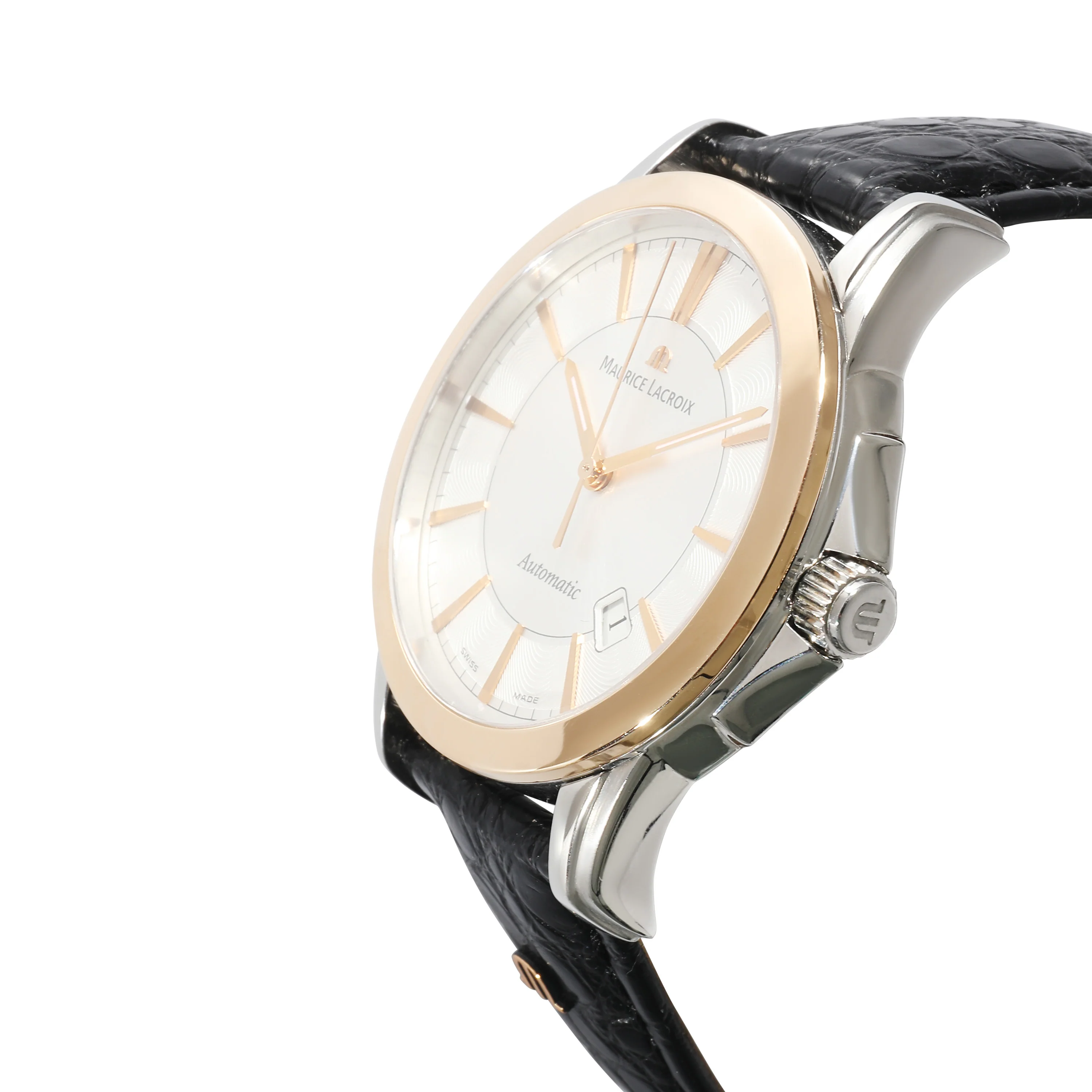 Maurice Lacroix Pontos PT6048 Mens Watch in 18kt Stainless Steel/Yellow Gold - Image 3