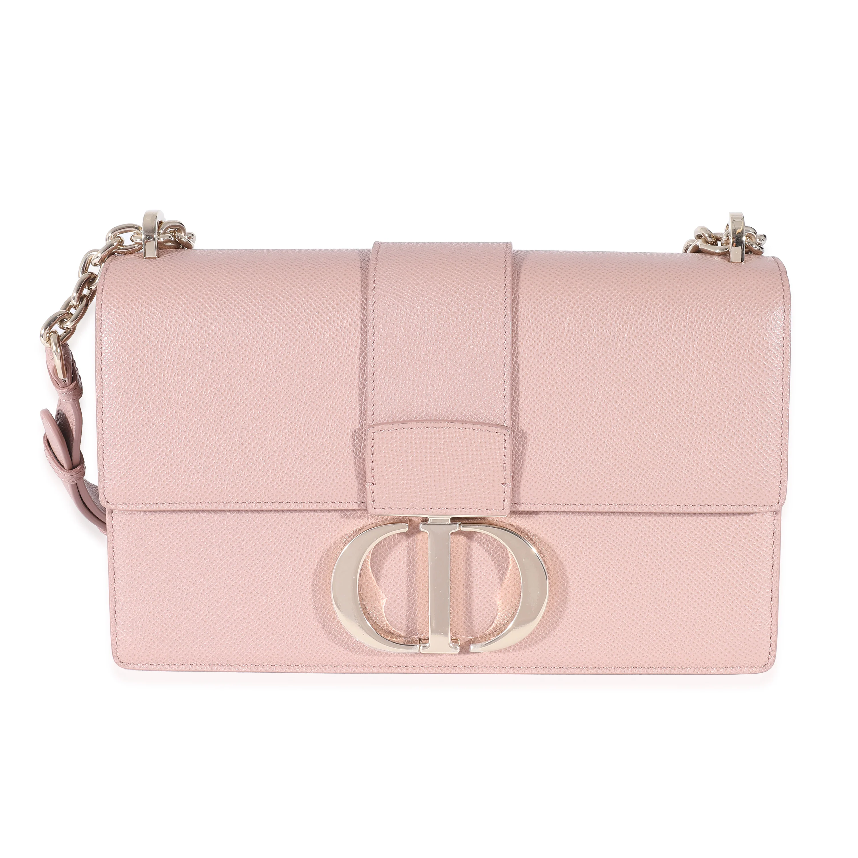 Christian Dior Pink Calfskin 30 Montaigne East West Flap Bag