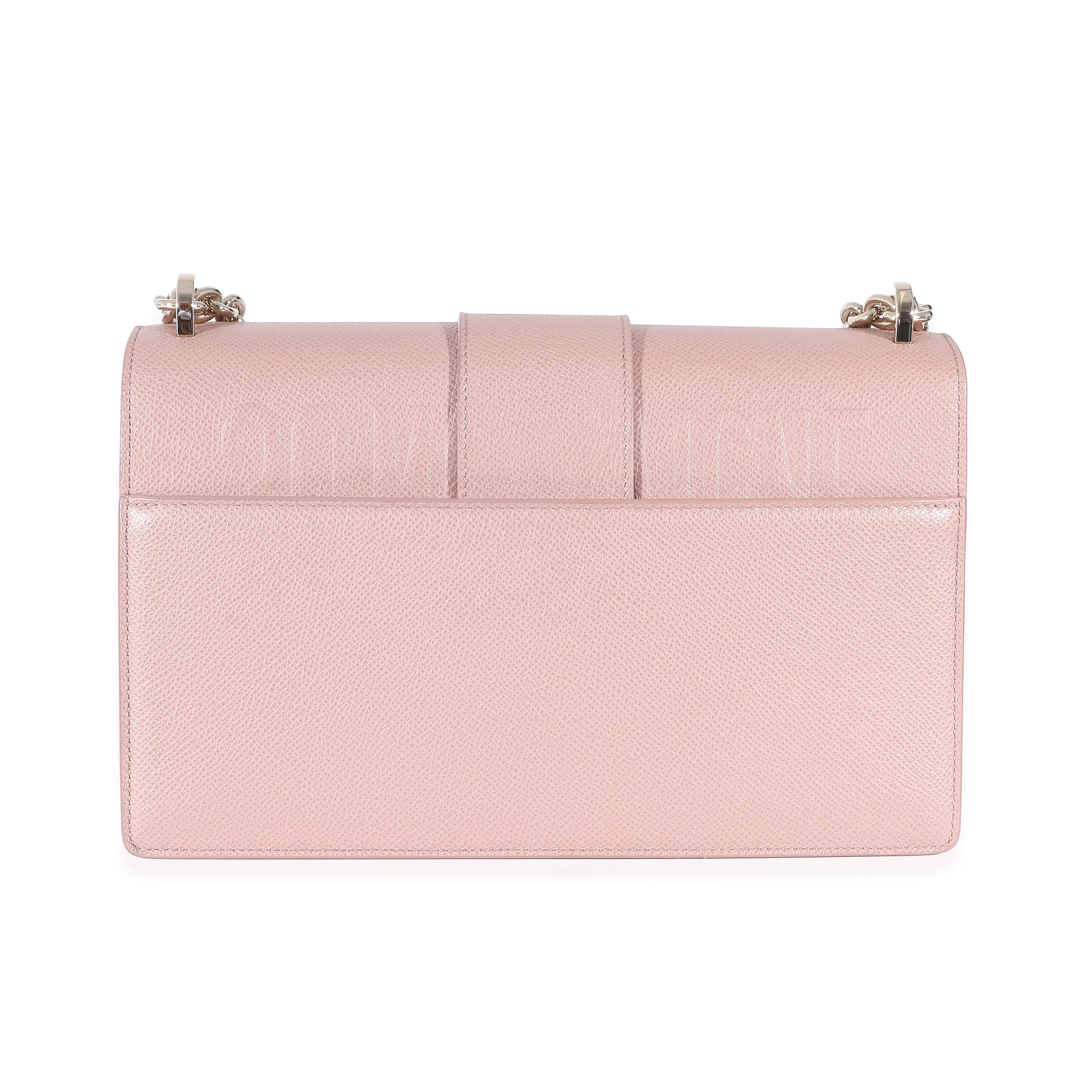 Christian Dior Pink Calfskin 30 Montaigne East West Flap Bag - Image 4