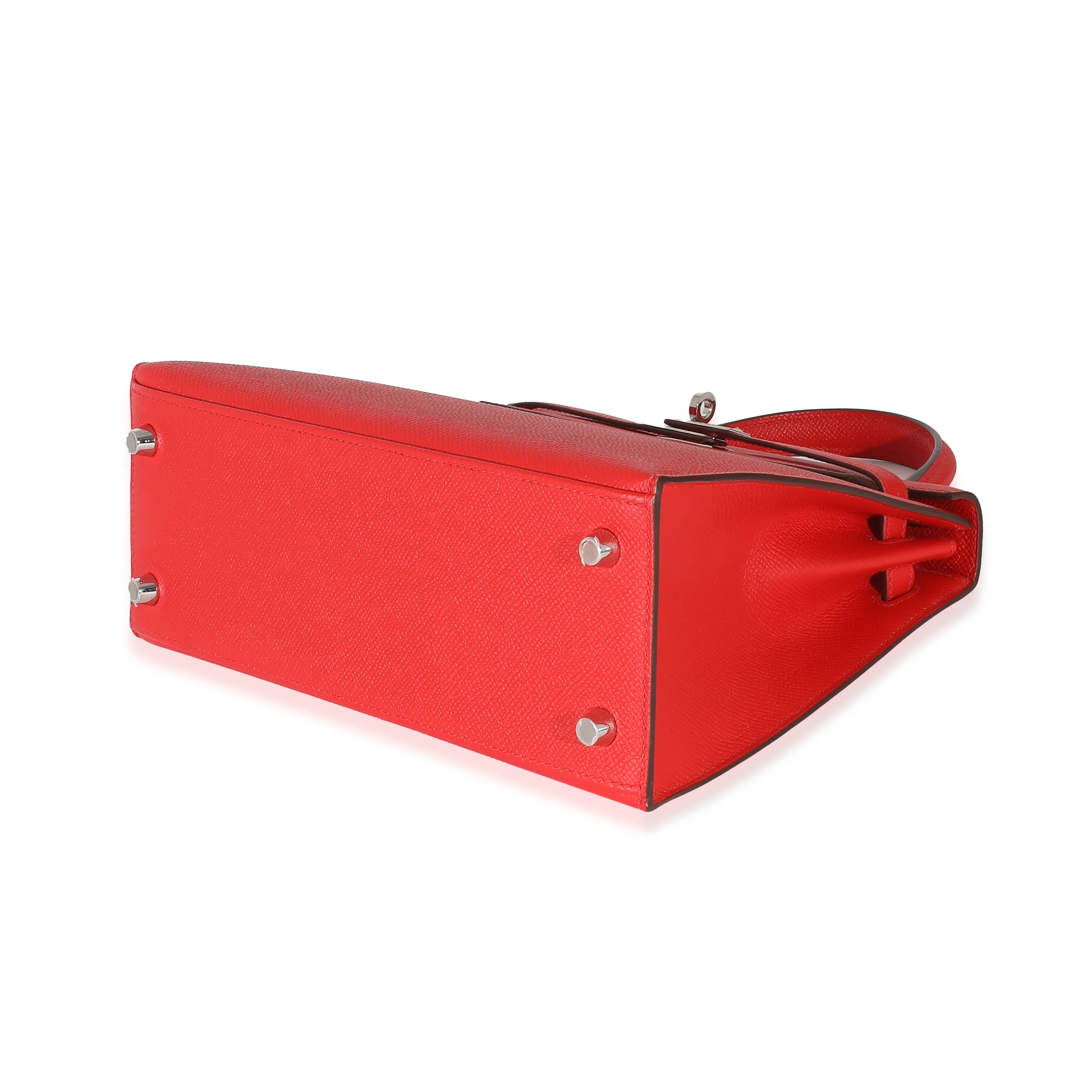 Epsom Rouge Casaque Kelly Sellier 25 PHW - Image 6