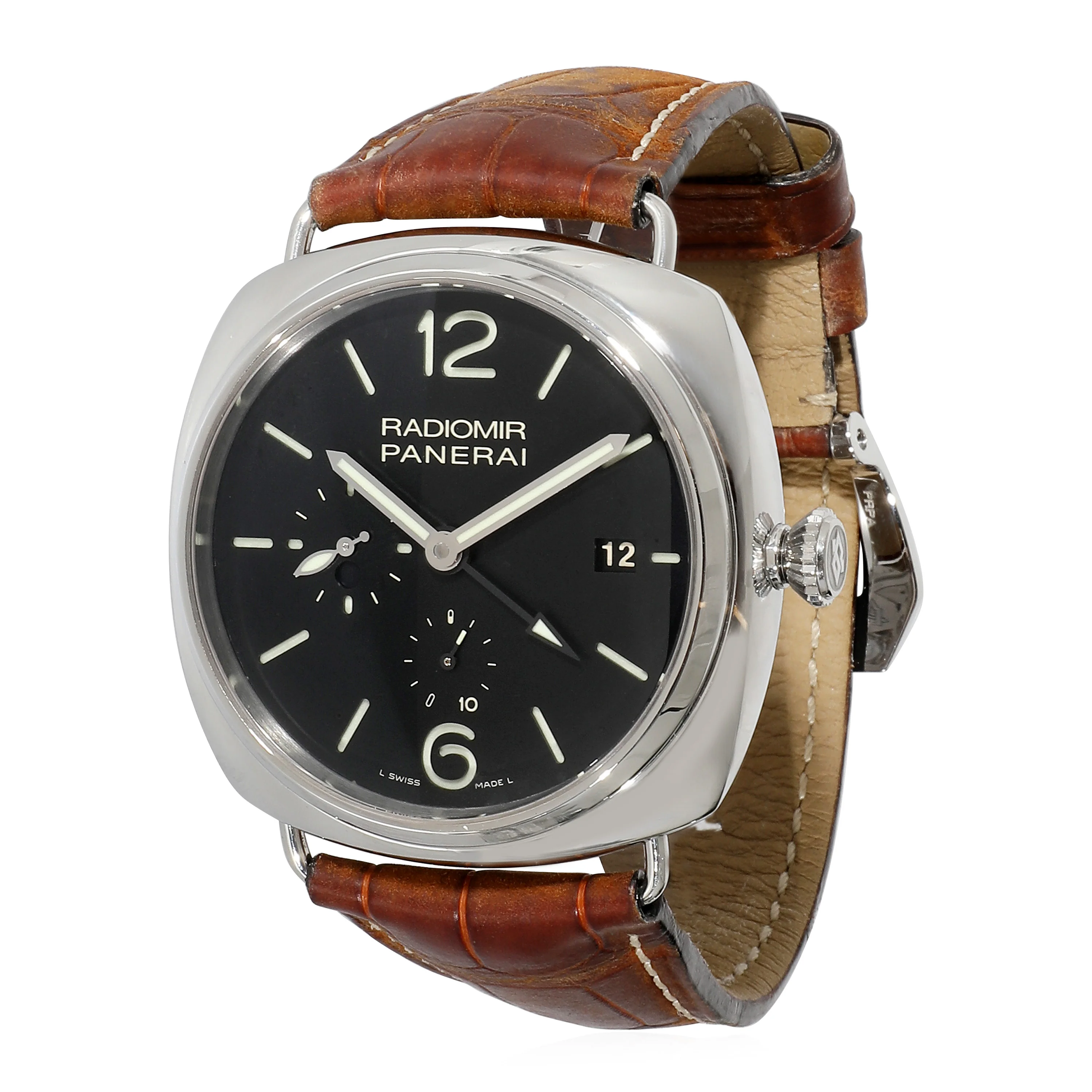 Panerai Radiomir 10 Day GMT PAM00323 Mens Watch in Stainless Steel