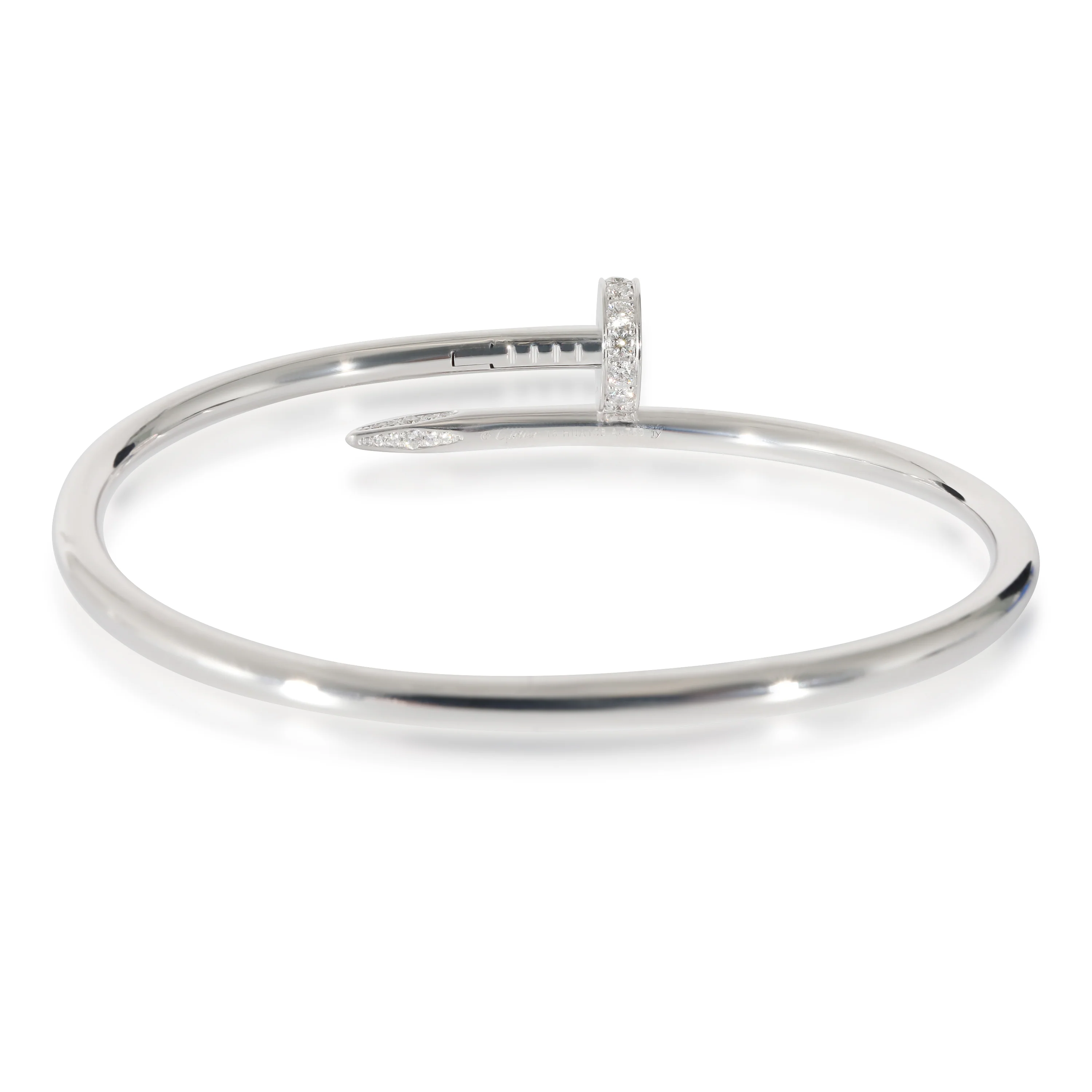 Cartier Juste Un Clou Bracelet (White Gold, Diamonds) - Image 3