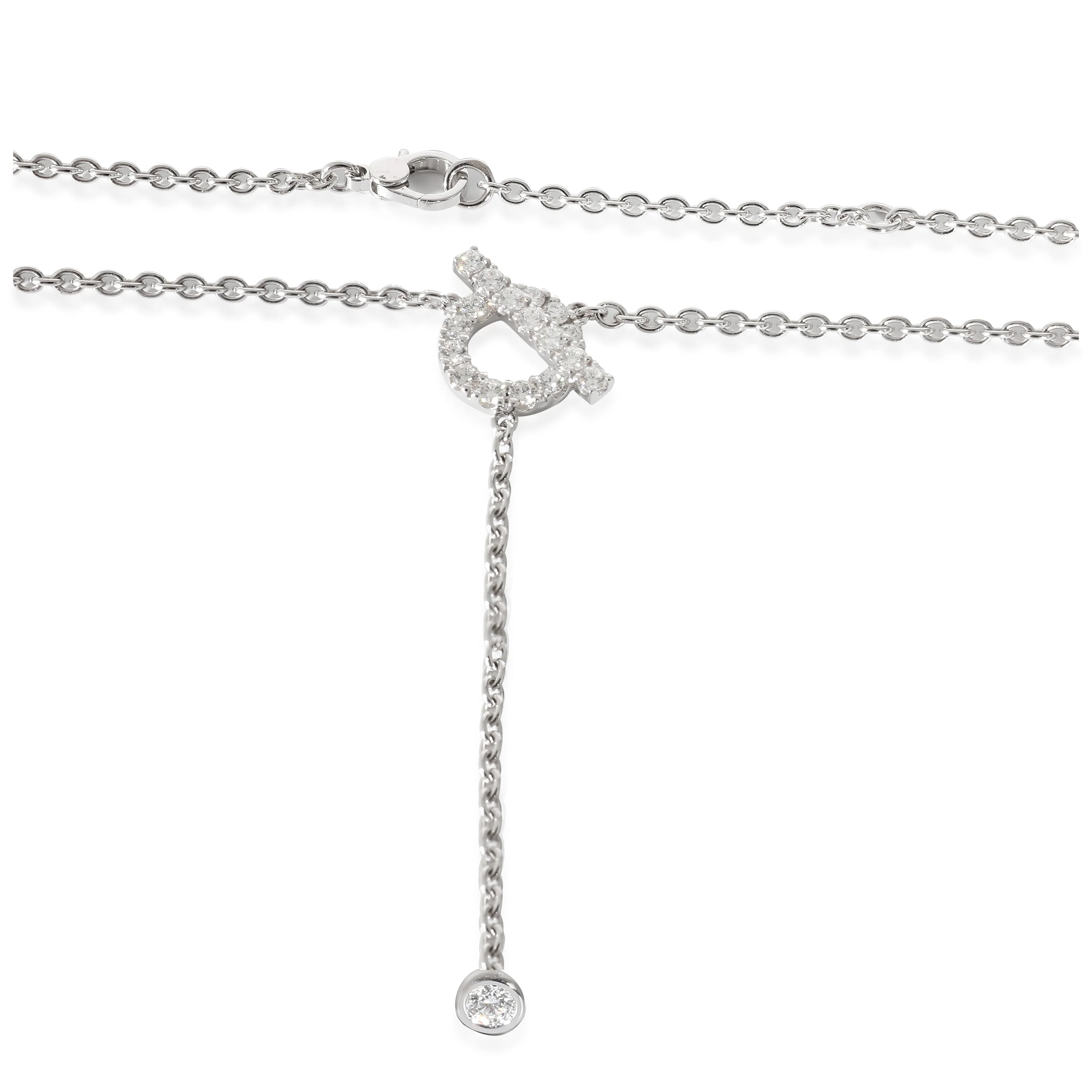 Finesse Fashion Necklace in 18k White Gold 0.55 CTW - Image 3