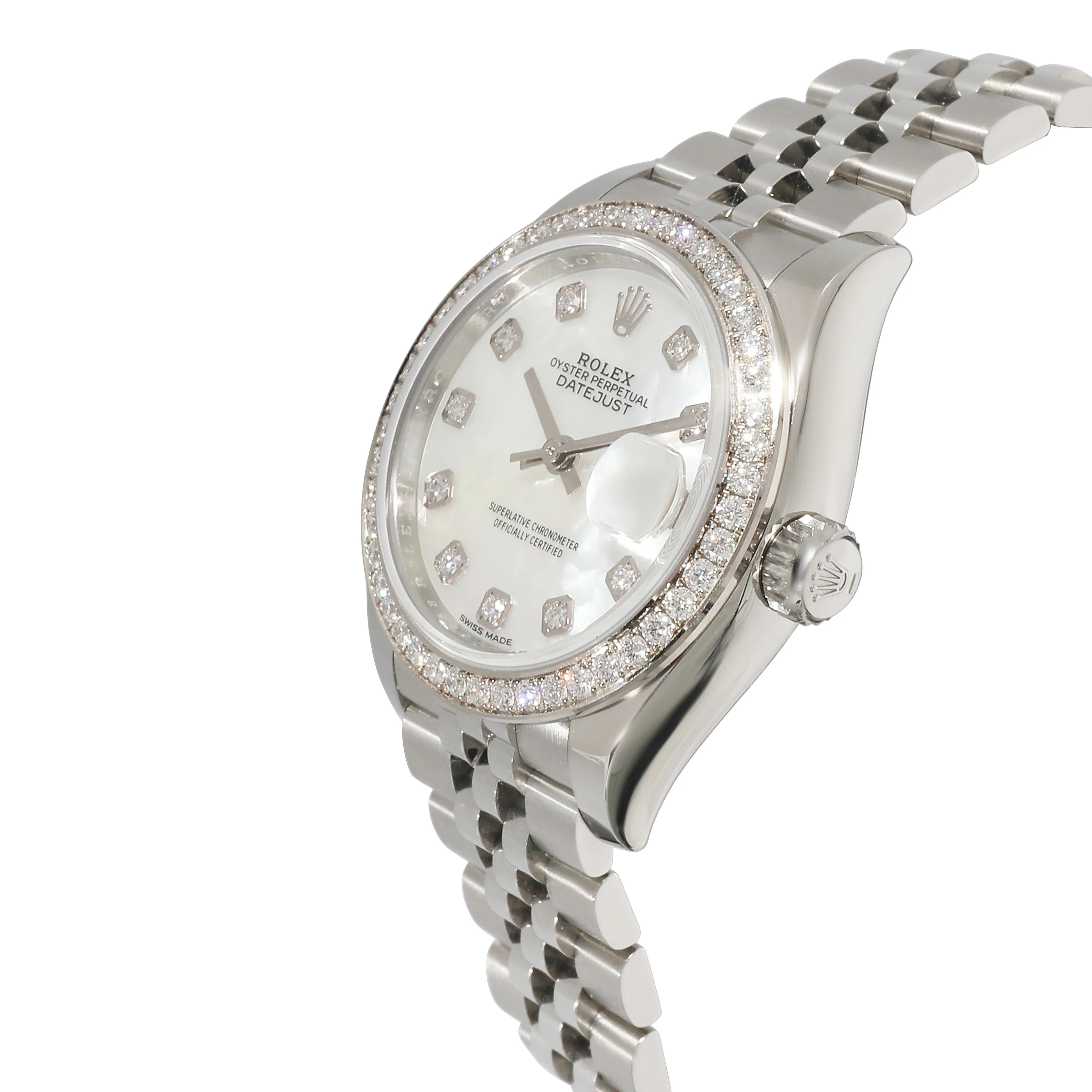 Rolex Datejust 279384 Womens Watch in 18kt Stainless Steel/White Gold - Image 2