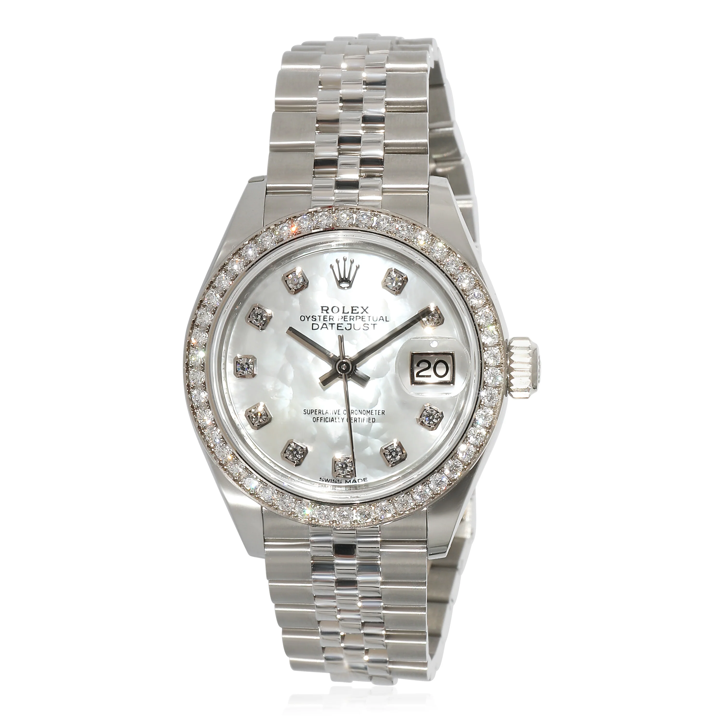 Rolex Datejust 279384 Womens Watch in 18kt Stainless Steel/White Gold - Image 6