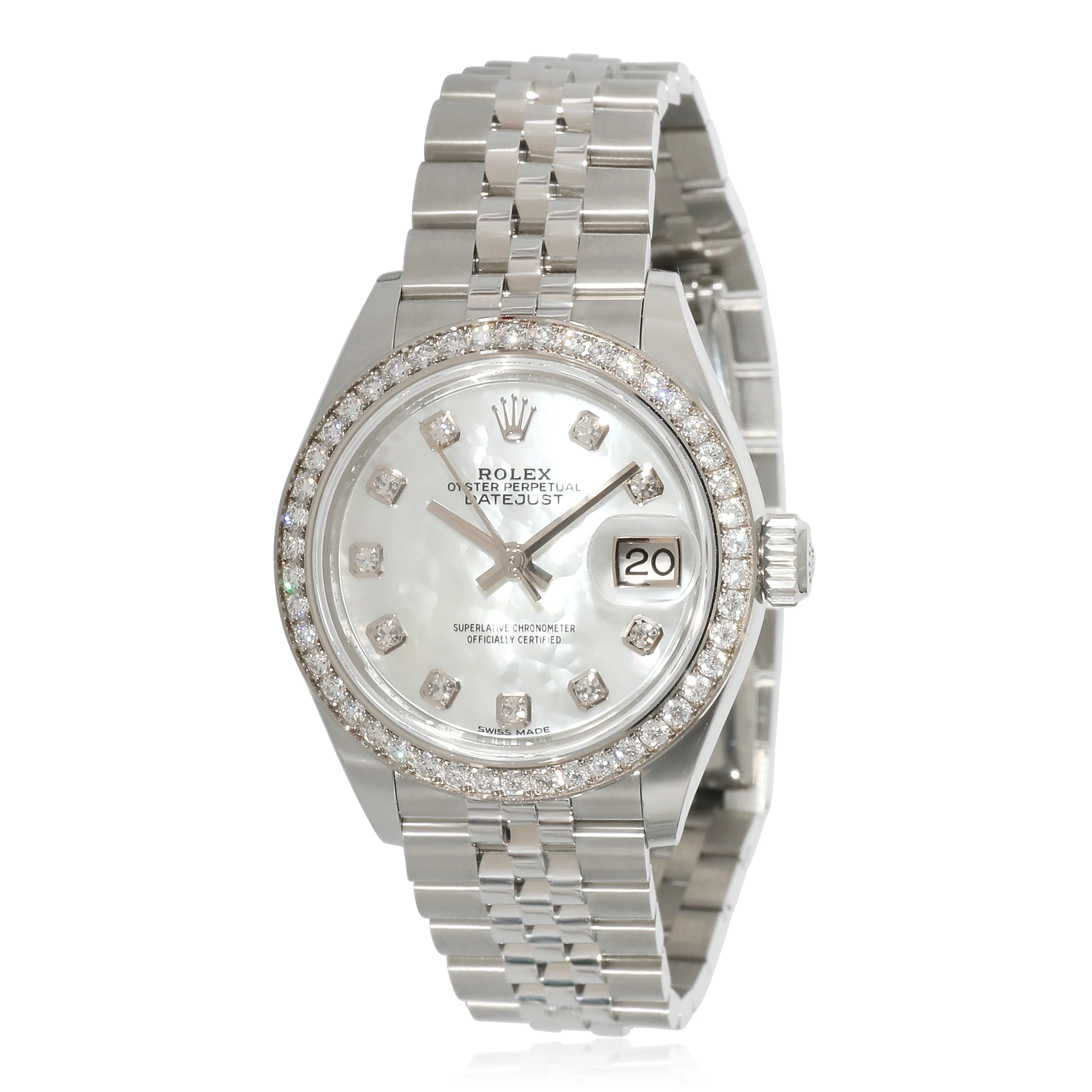 Rolex Datejust 279384 Womens Watch in 18kt Stainless Steel/White Gold - Image 7