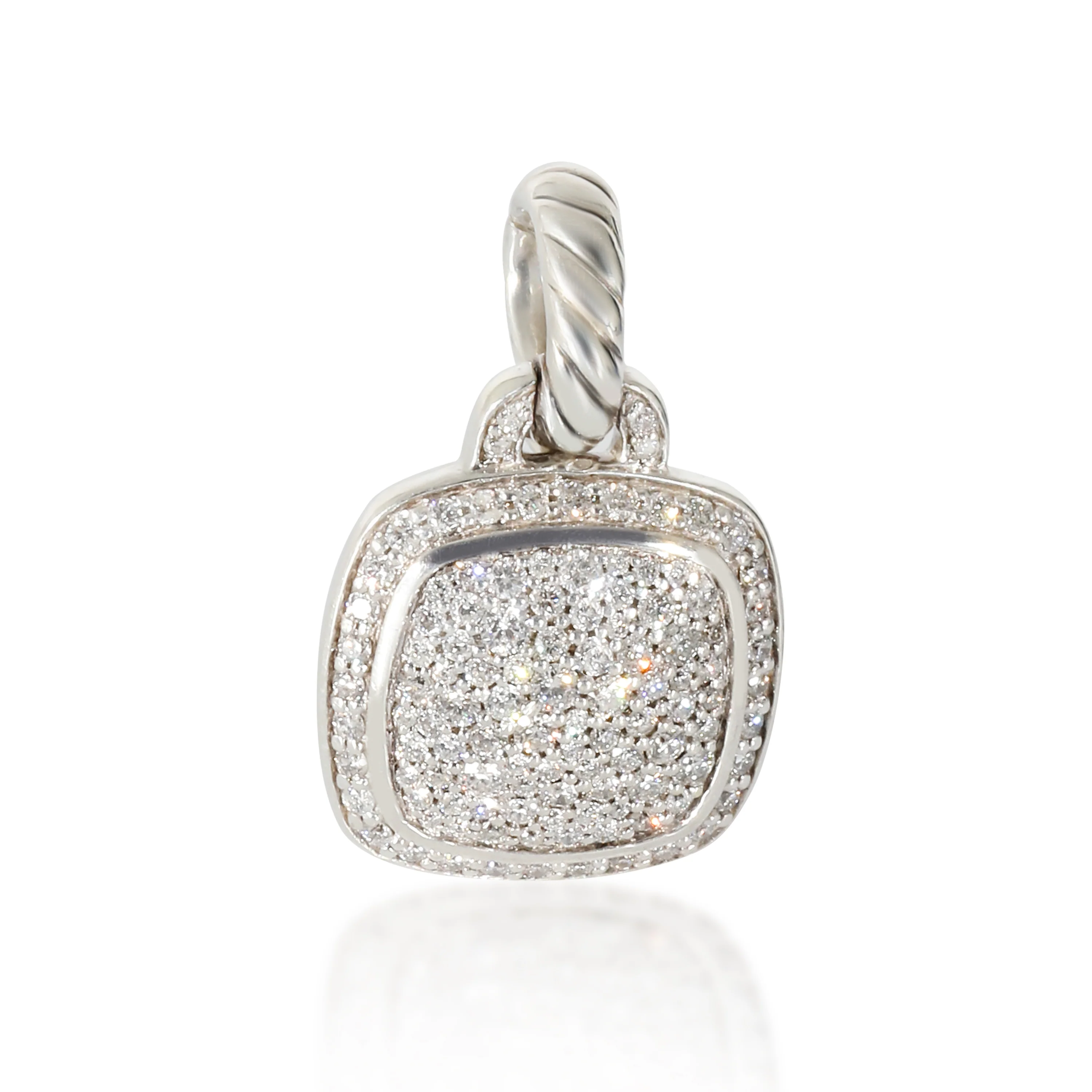 David Yurman Albion Pendant in Sterling Silver 0.6 CTW