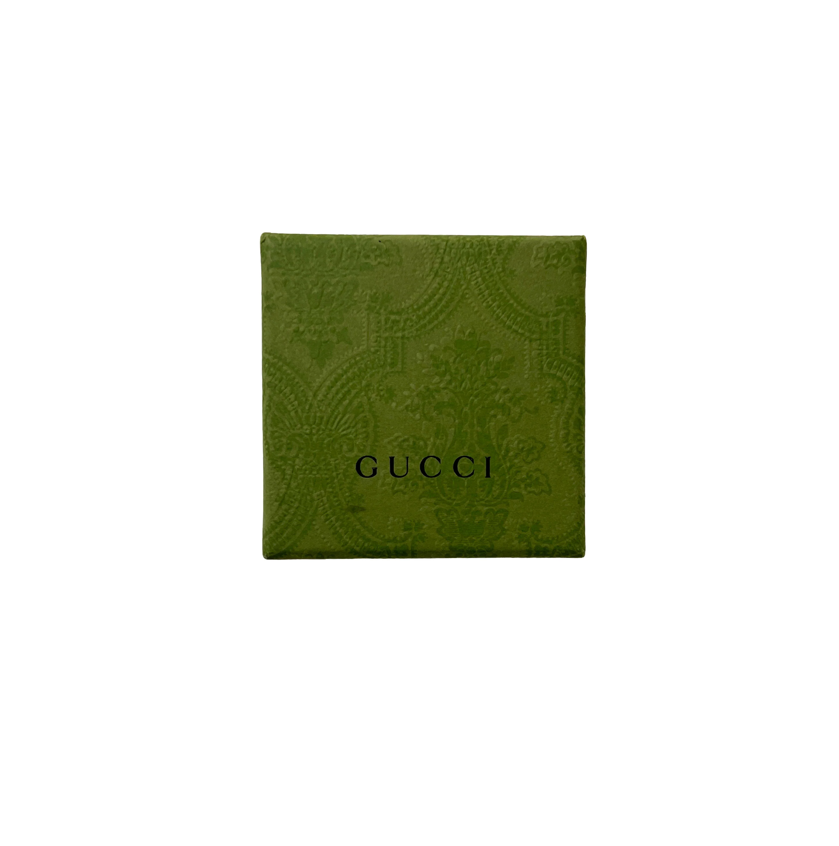 Gucci Inverted GG & Bee Engraved Wide Ring in Sterling Silver - Image 4