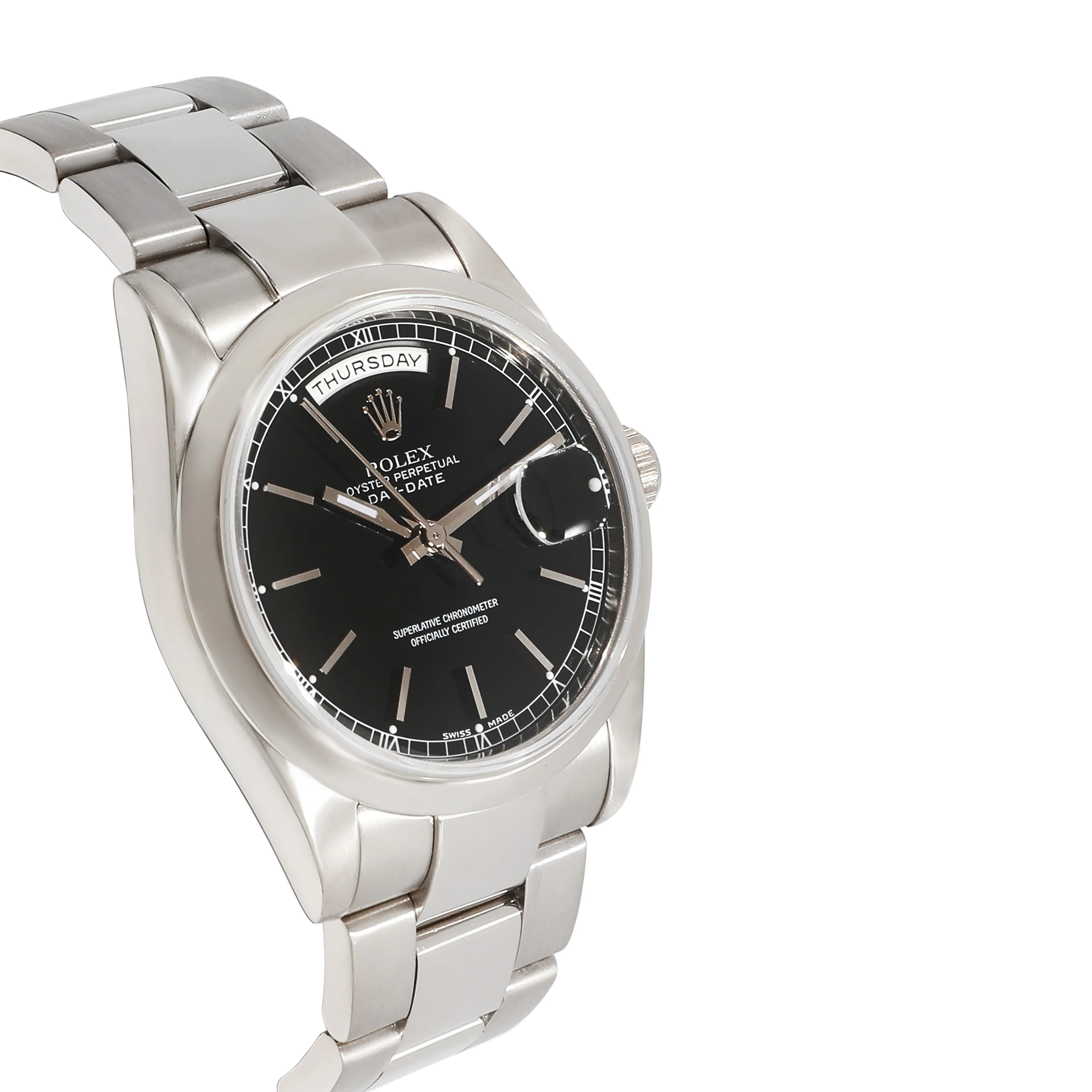 Day-Date 118209 Mens Watch in 18kt White Gold - Image 2