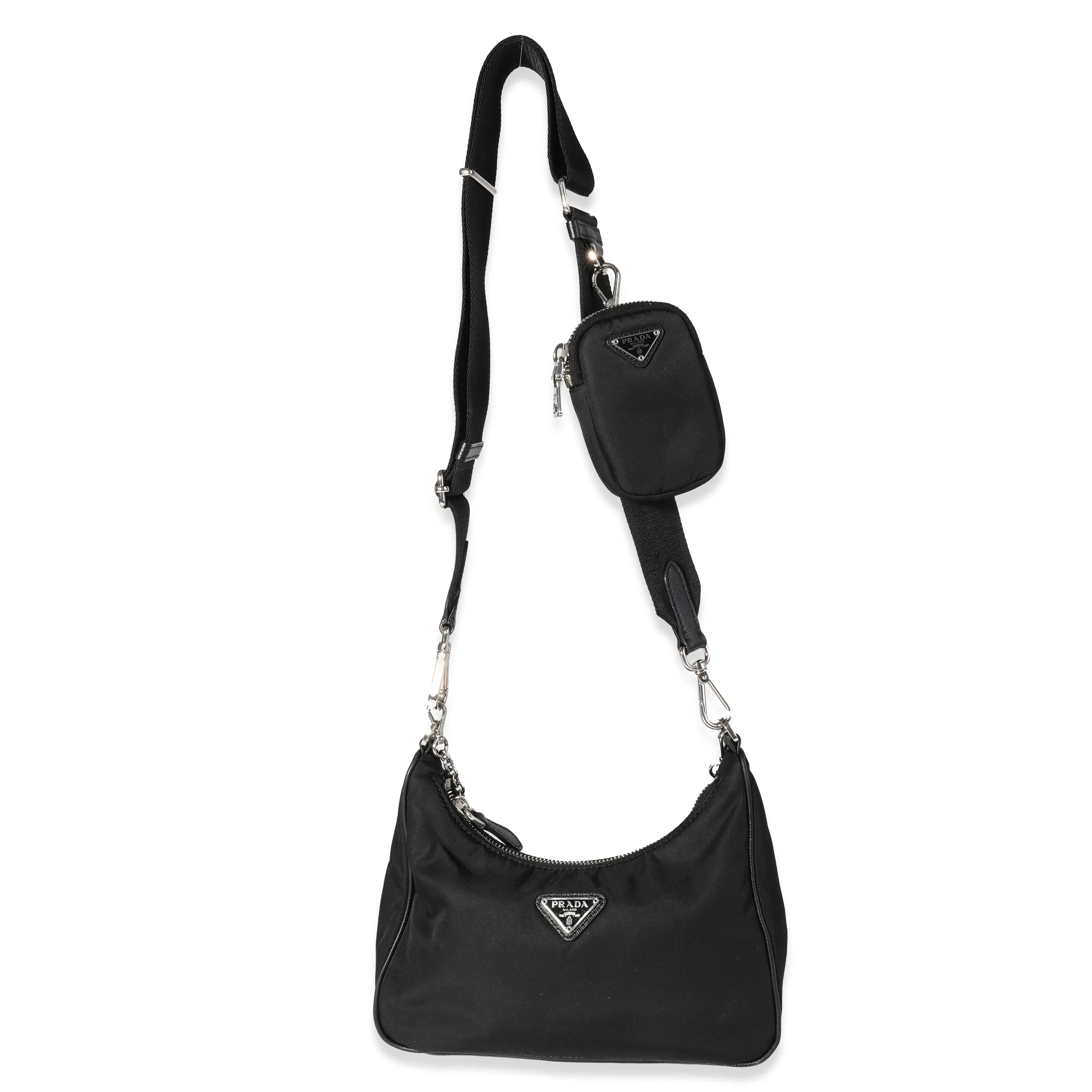 Prada Black Re-Nylon Re-Edition 2005 Bag