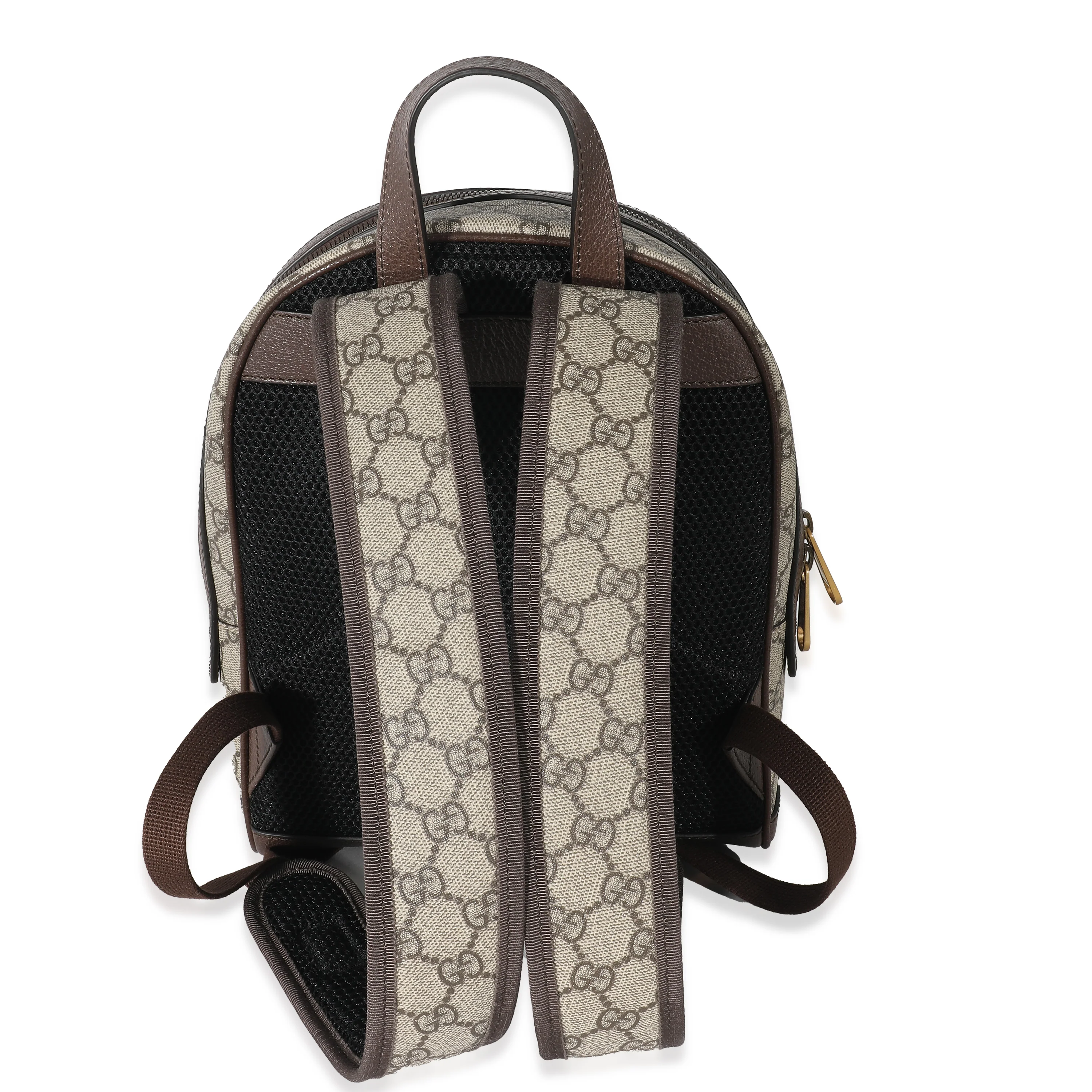 Gucci Beige GG Supreme Small Ophidia Backpack - Image 3