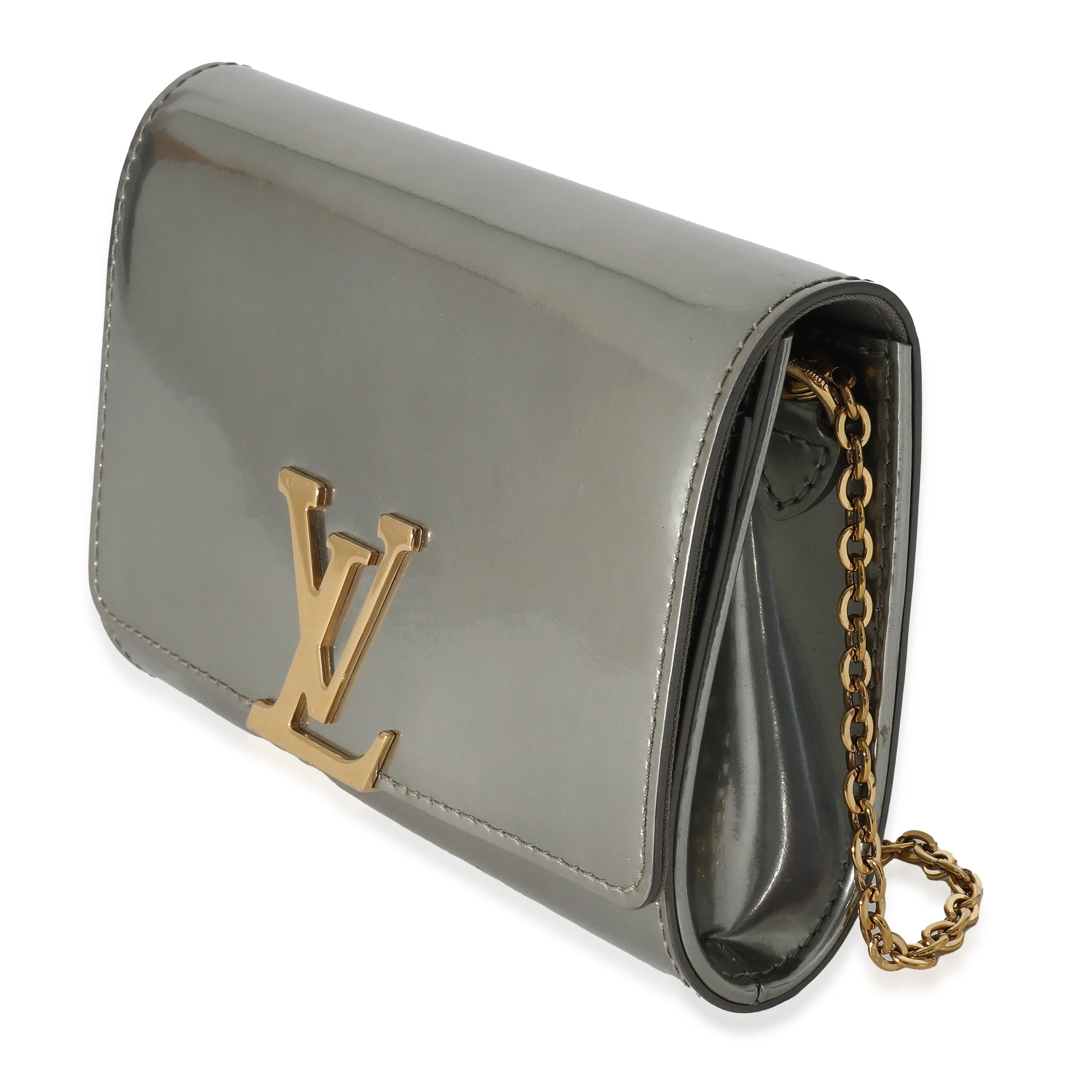 Louis Vuitton Silver Leather Louise PM - Image 2