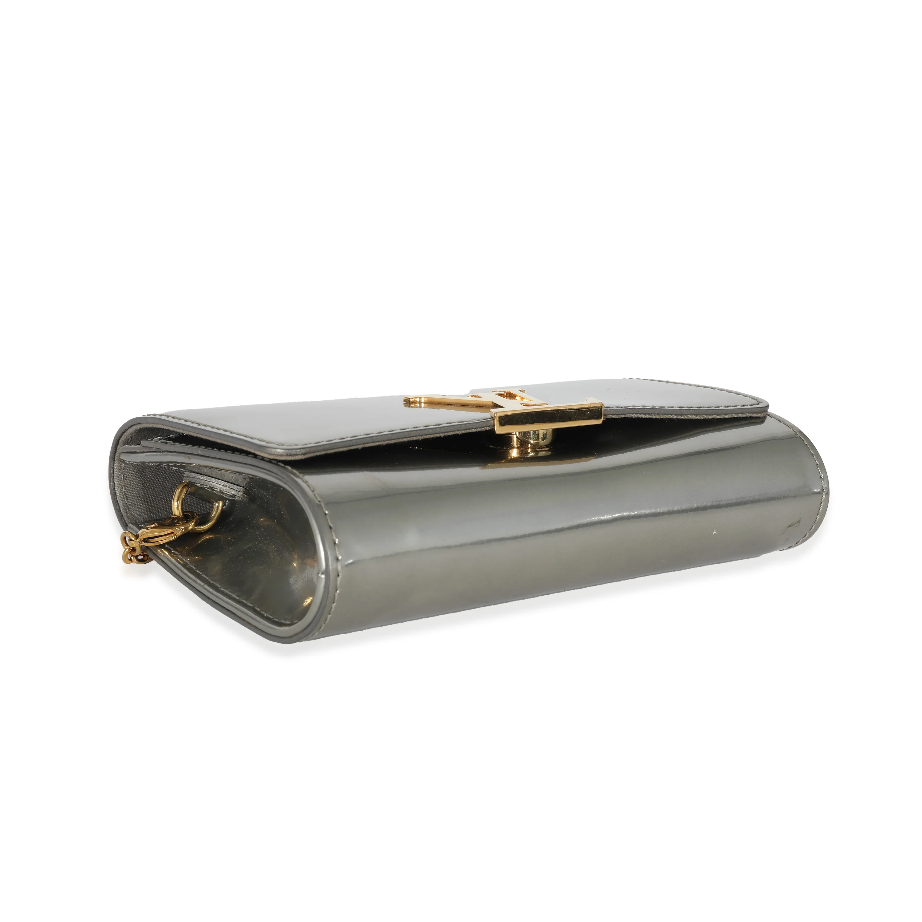 Louis Vuitton Silver Leather Louise PM - Image 4