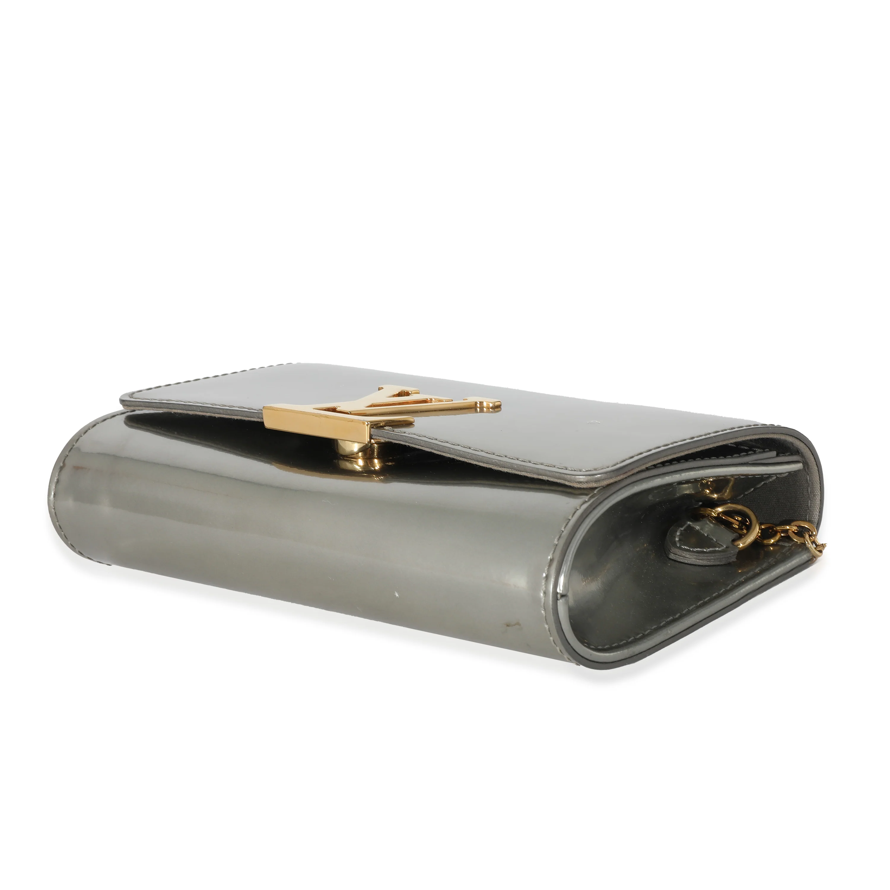 Louis Vuitton Silver Leather Louise PM - Image 5