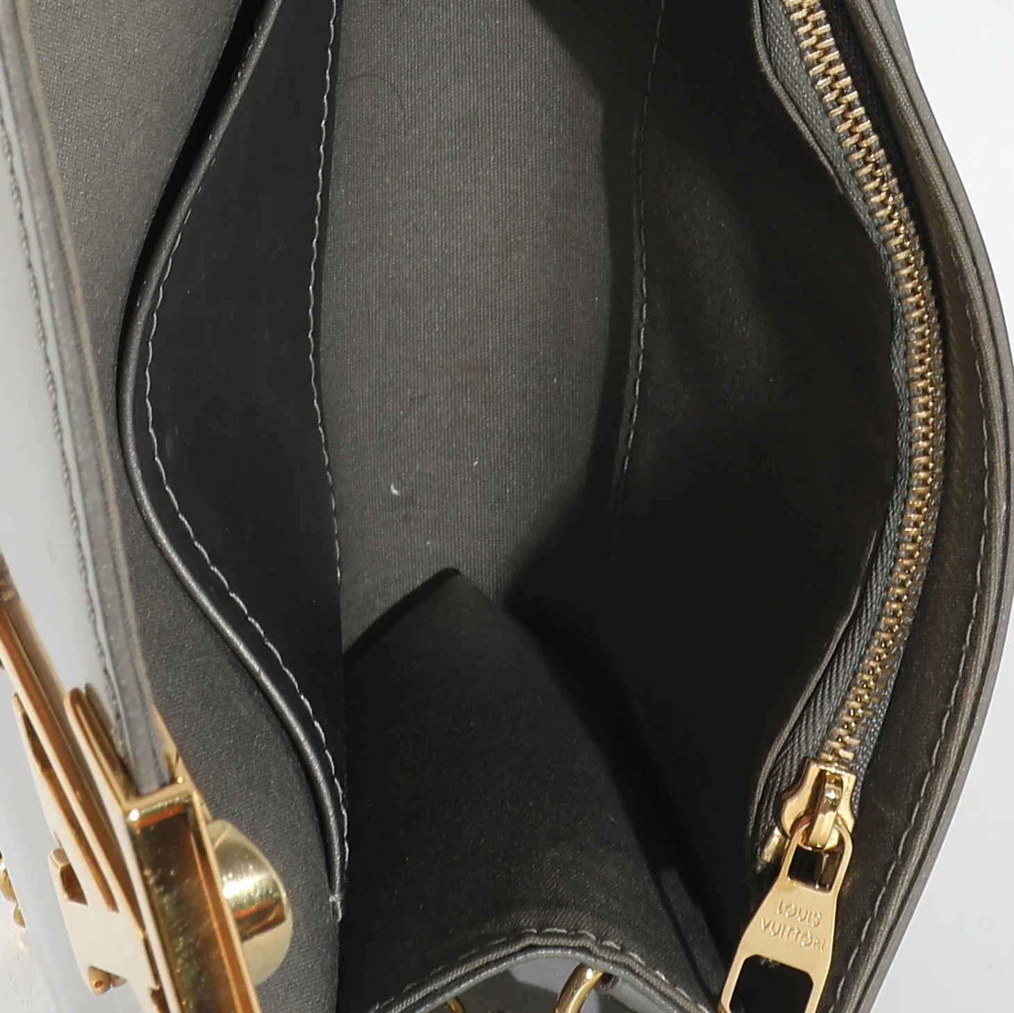 Louis Vuitton Silver Leather Louise PM - Image 7