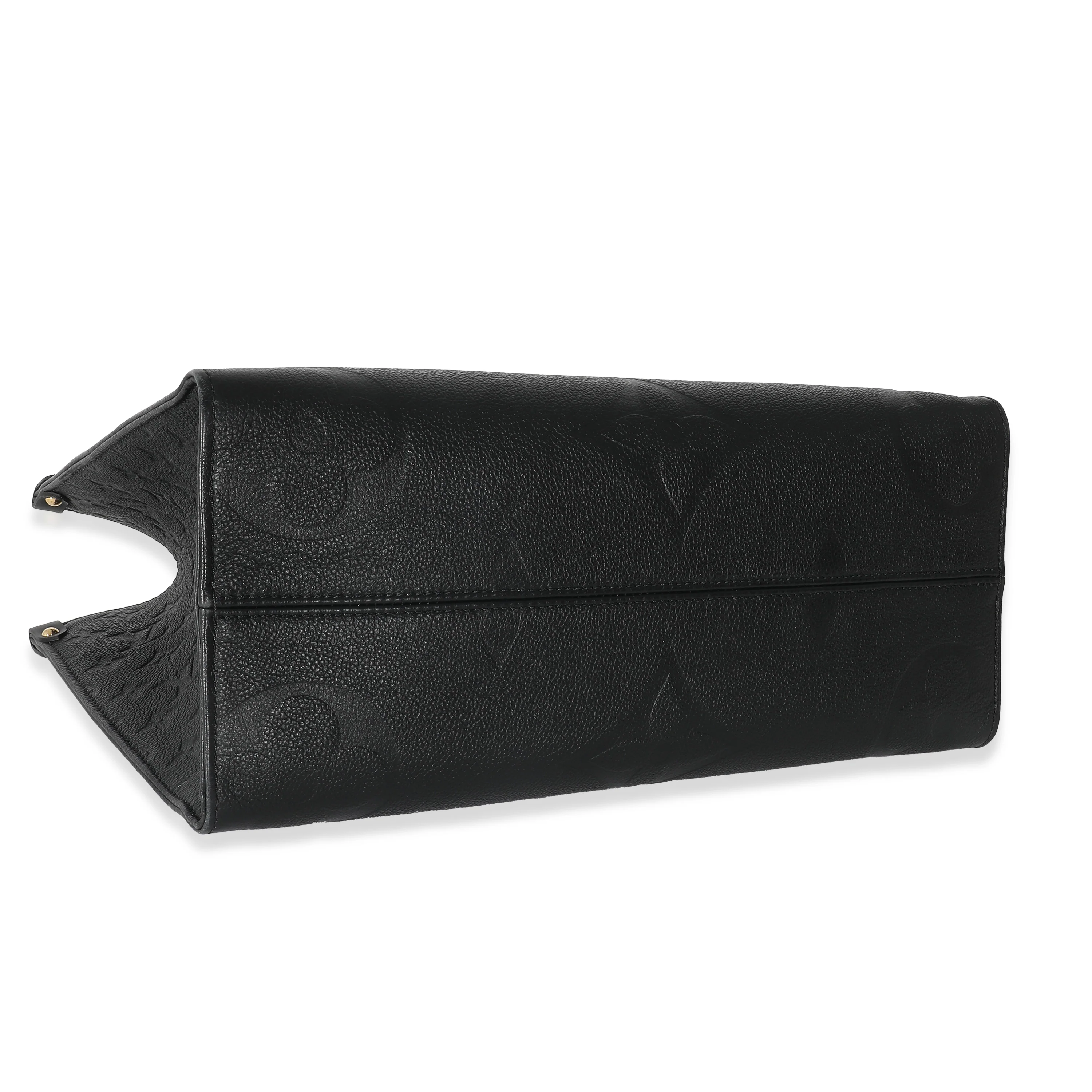 Louis Vuitton Black Monogram Empreinte Giant Onthego MM  - Image 4