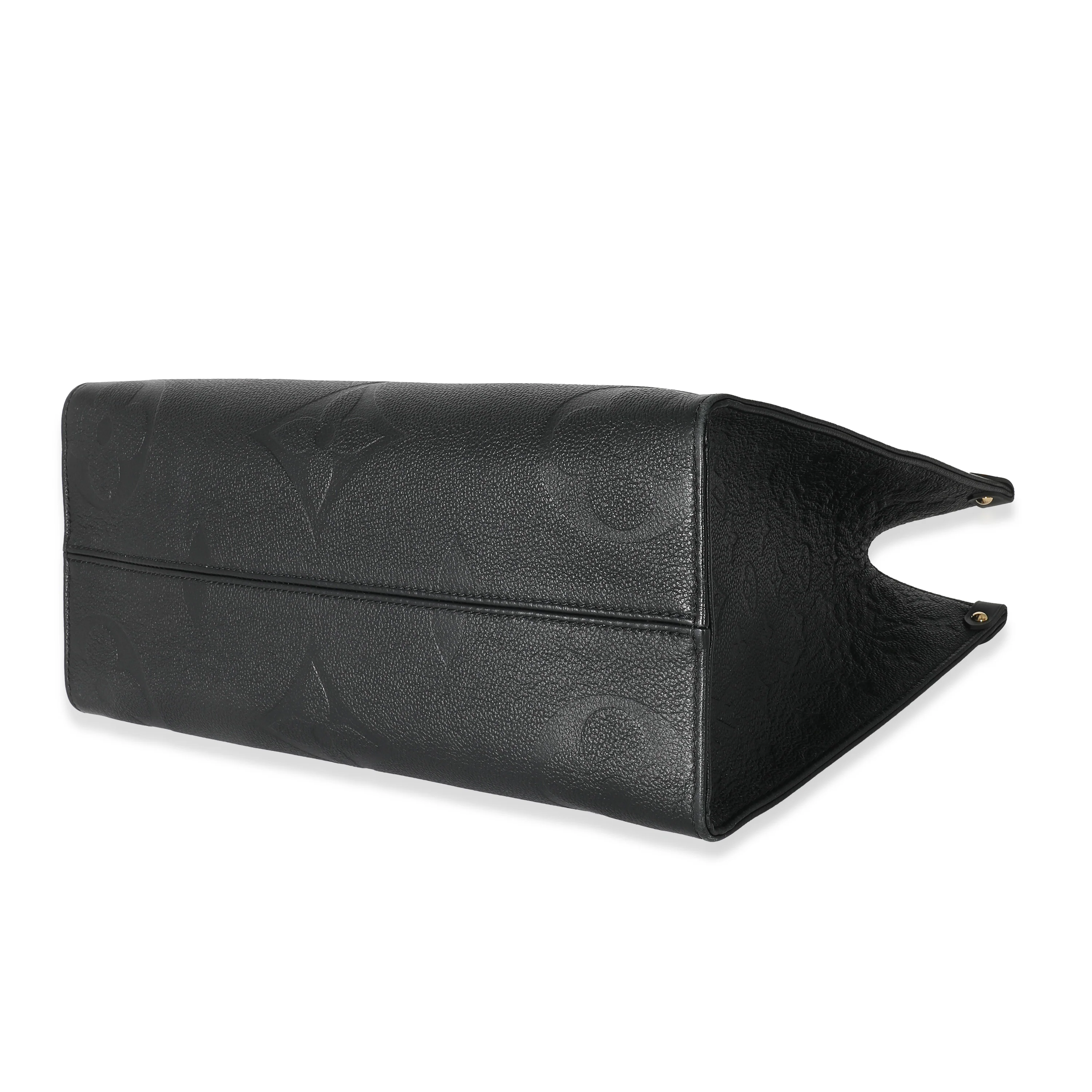 Louis Vuitton Black Monogram Empreinte Giant Onthego MM  - Image 5