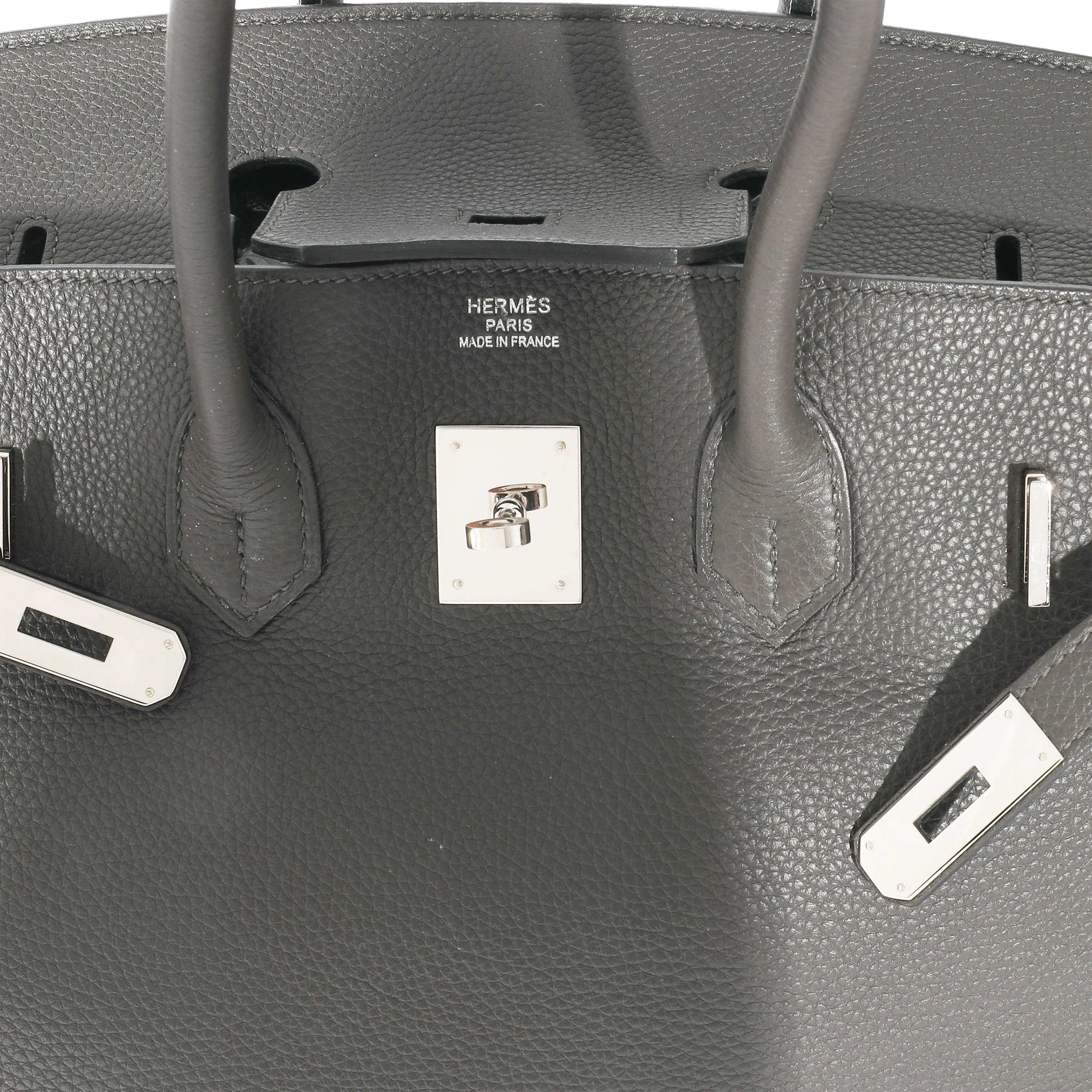 Hermes Etain Clemence Birkin 35 PHW - Image 6