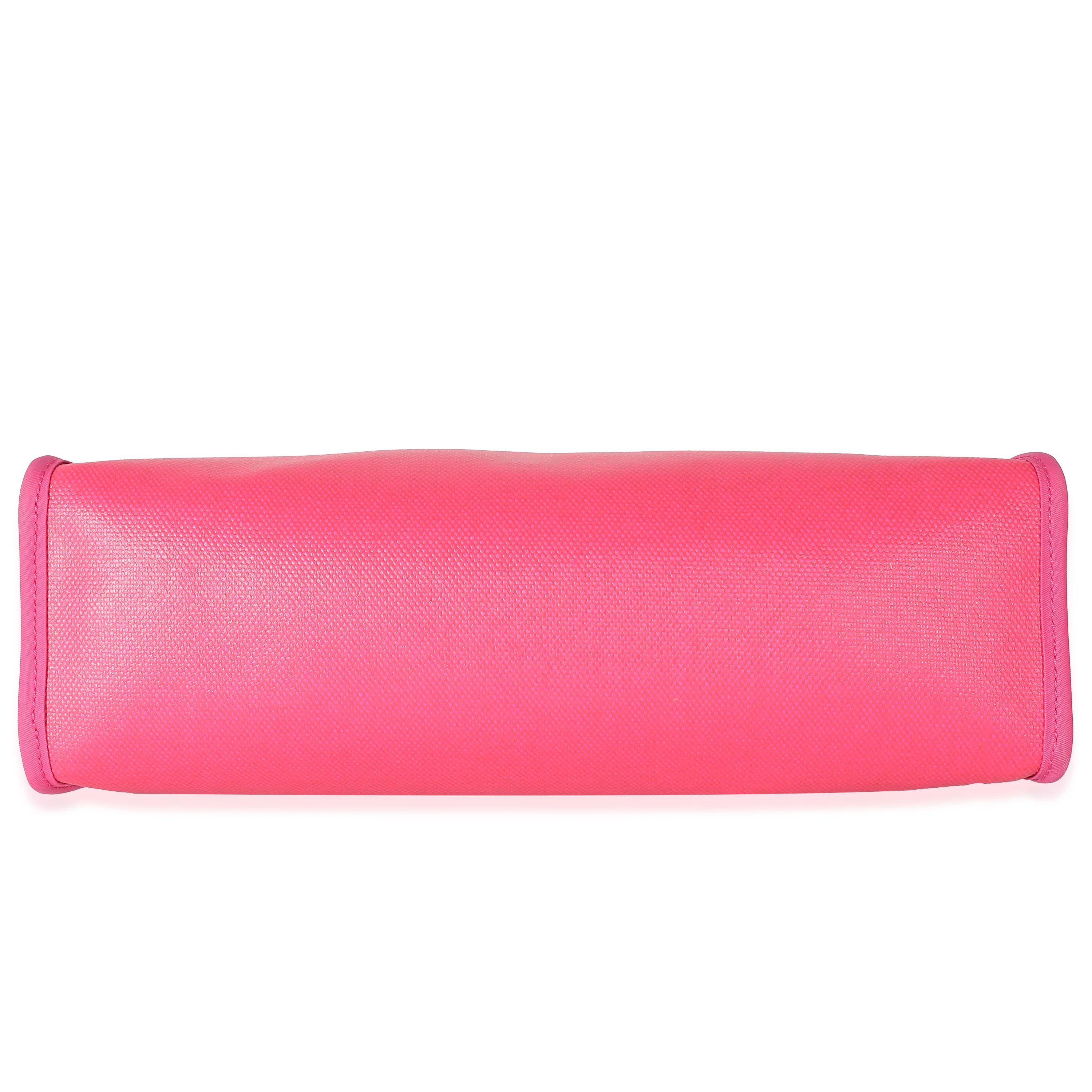 Hermes Rouge Sellier Vache Hunter Rose Shocking Toile H Berline Herbag Zip 31 - Image 5