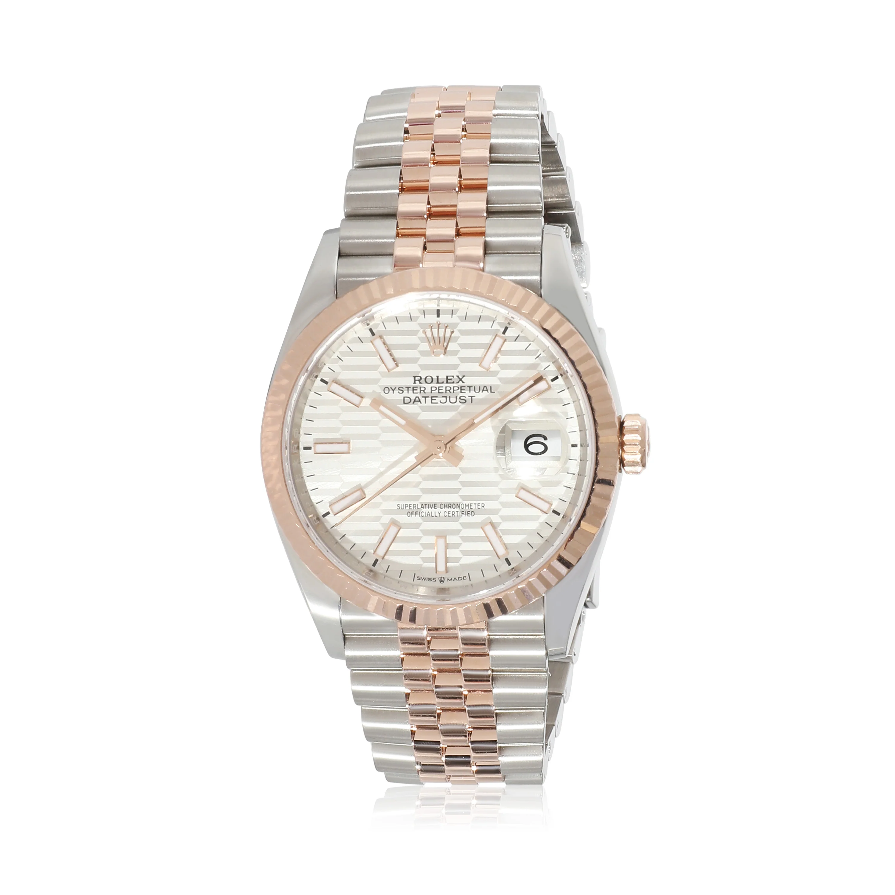 Datejust 126231 Mens Watch in 18kt Stainless Steel/Rose Gold - Image 6