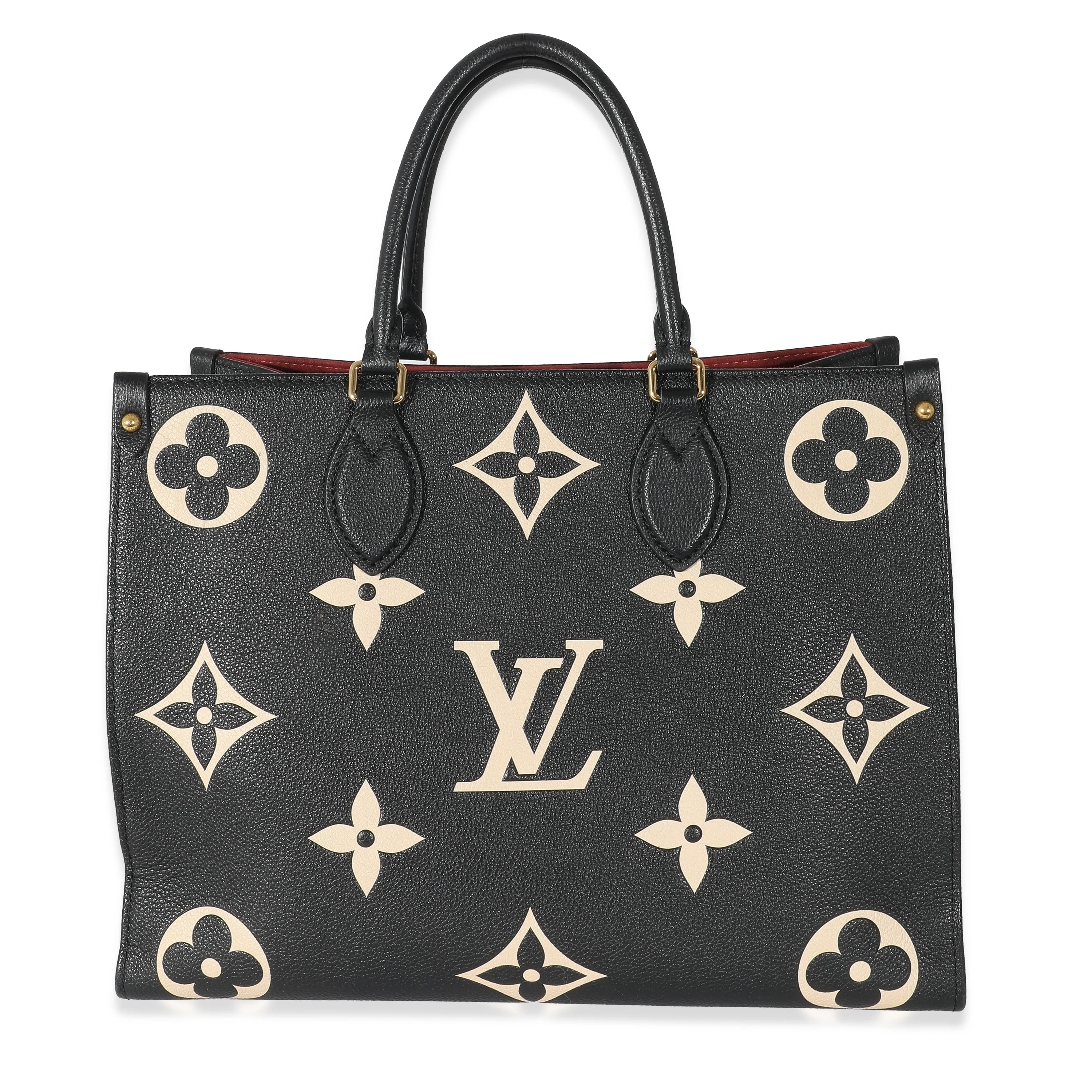 Black Beige Monogram Giant Empreinte Onthego MM - Image 3