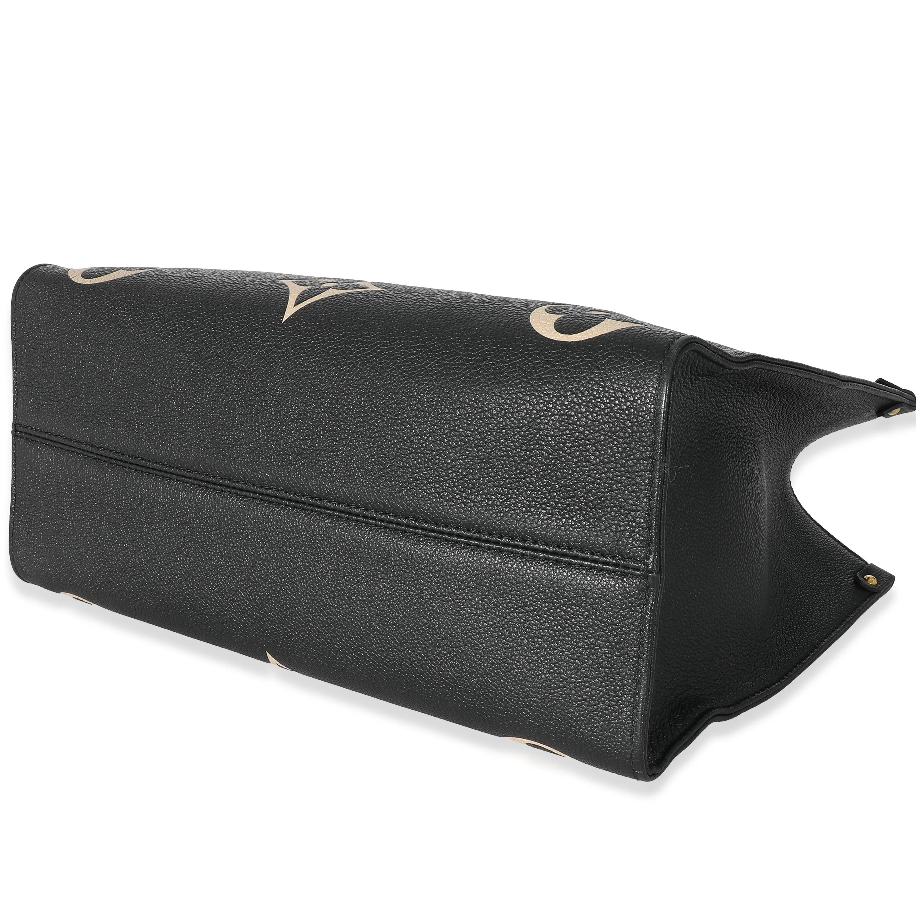 Black Beige Monogram Giant Empreinte Onthego MM - Image 4