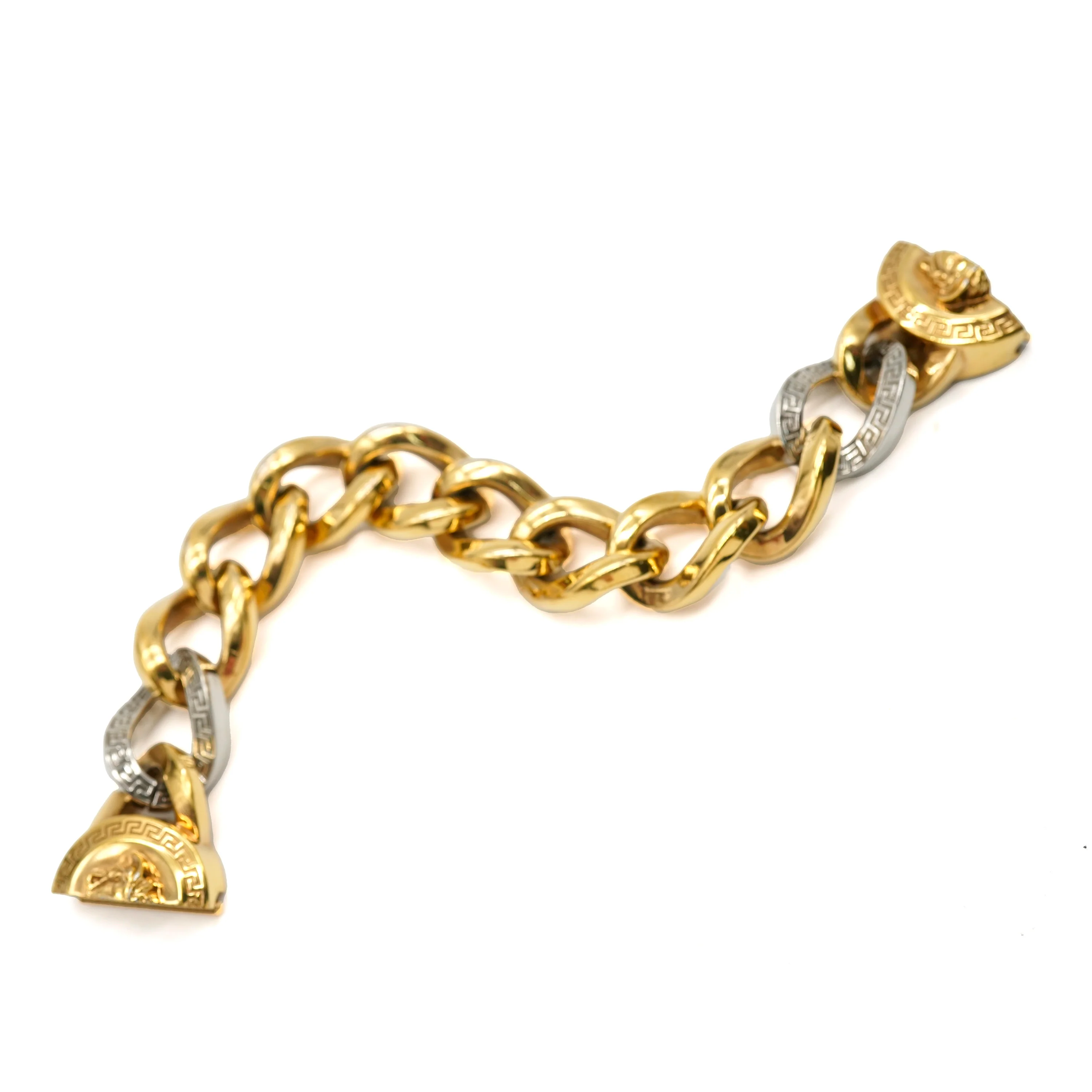 Tribute Gold Plated Medusa Chain Bracelet - Image 2