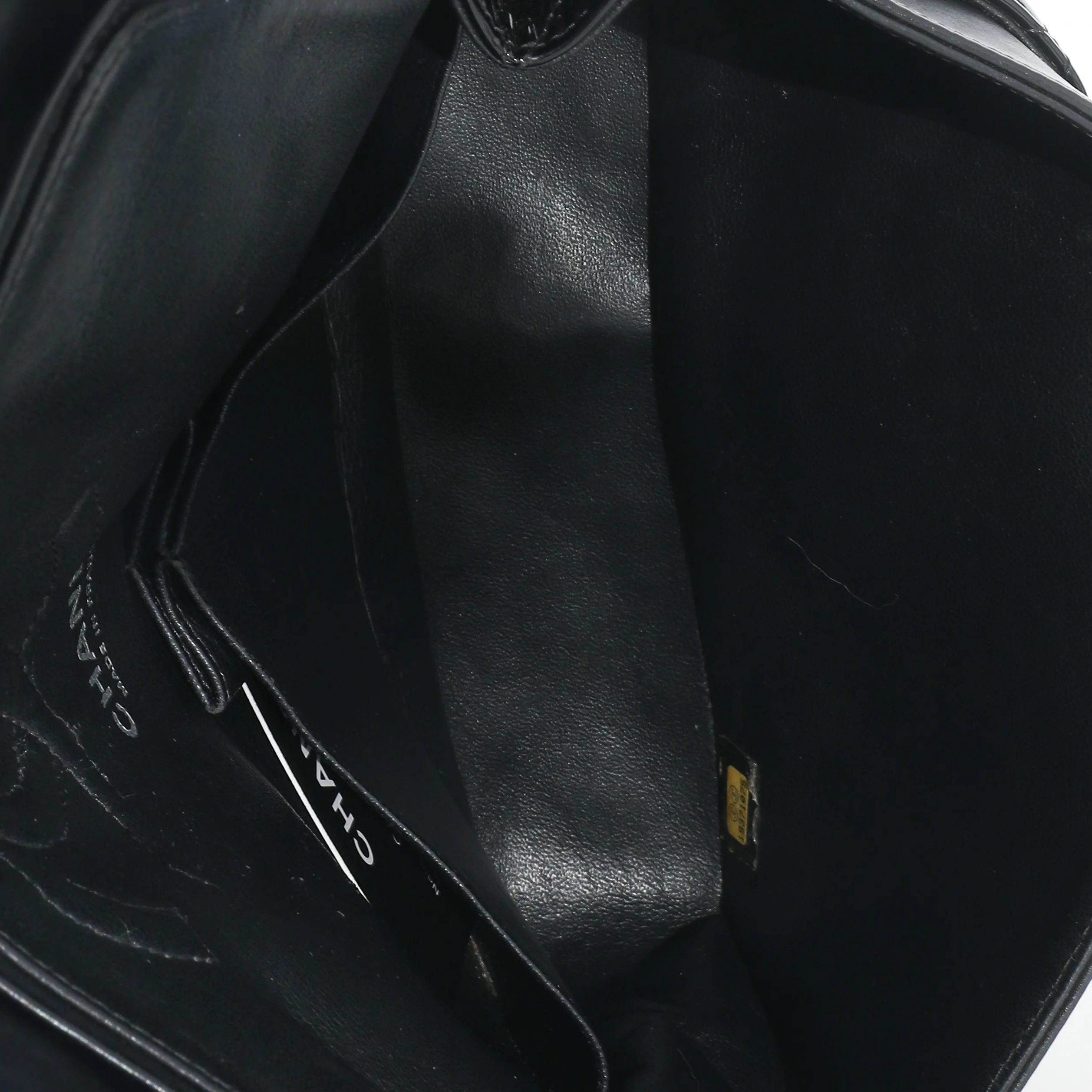 Chanel Black Patent Medium Classic Double Flap Bag - Image 8