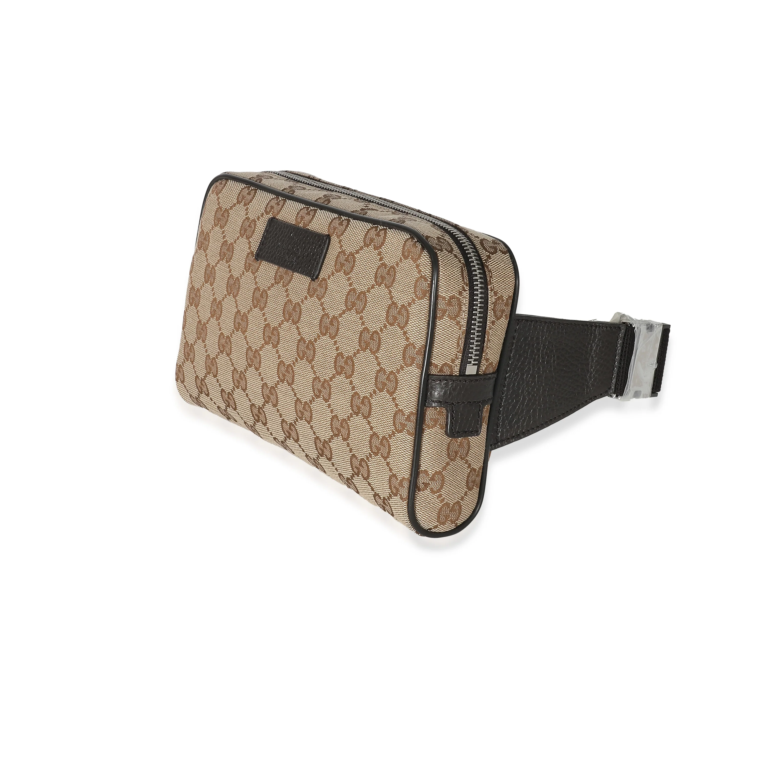 Gucci Beige Signature GG Canvas Belt Bag - Image 2
