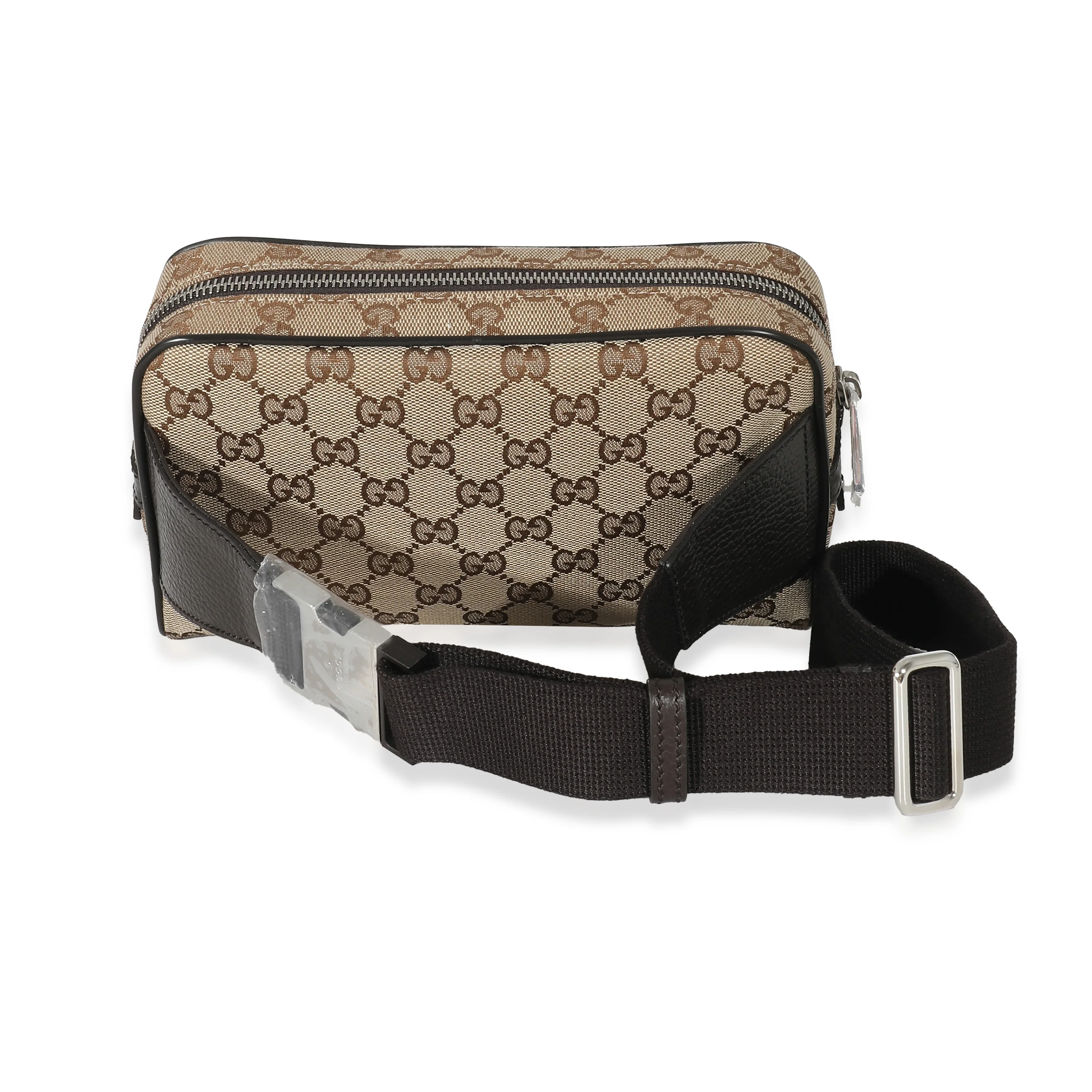 Gucci Beige Signature GG Canvas Belt Bag - Image 3
