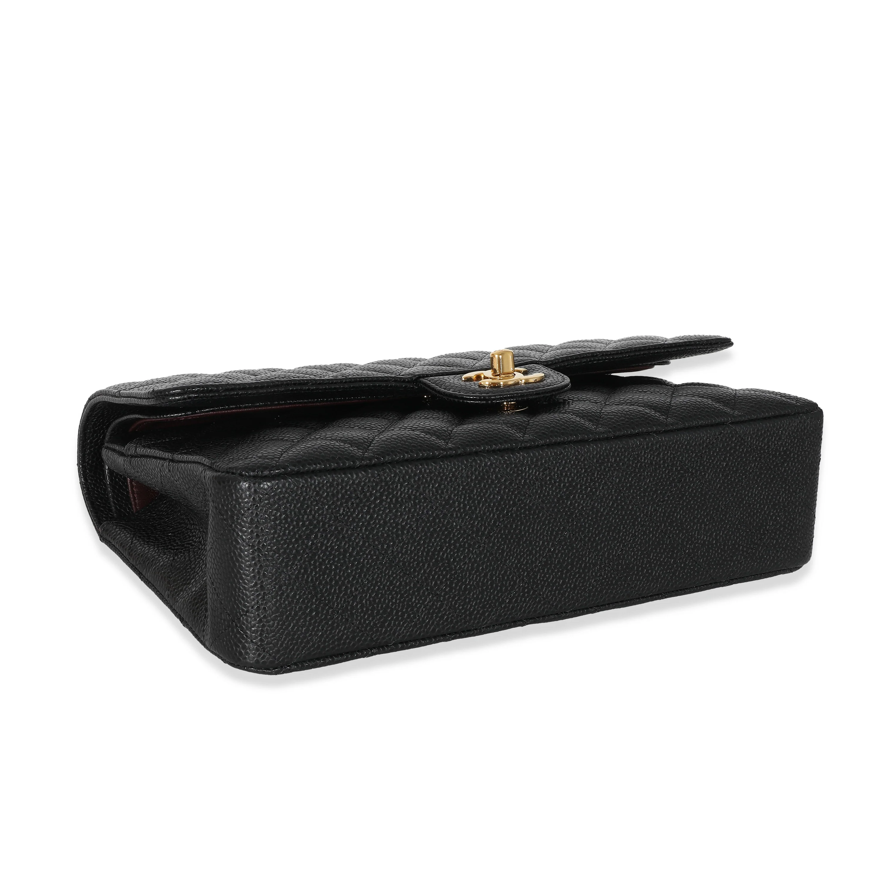 Chanel Black Caviar Medium Classic Double Flap Bag - Image 6