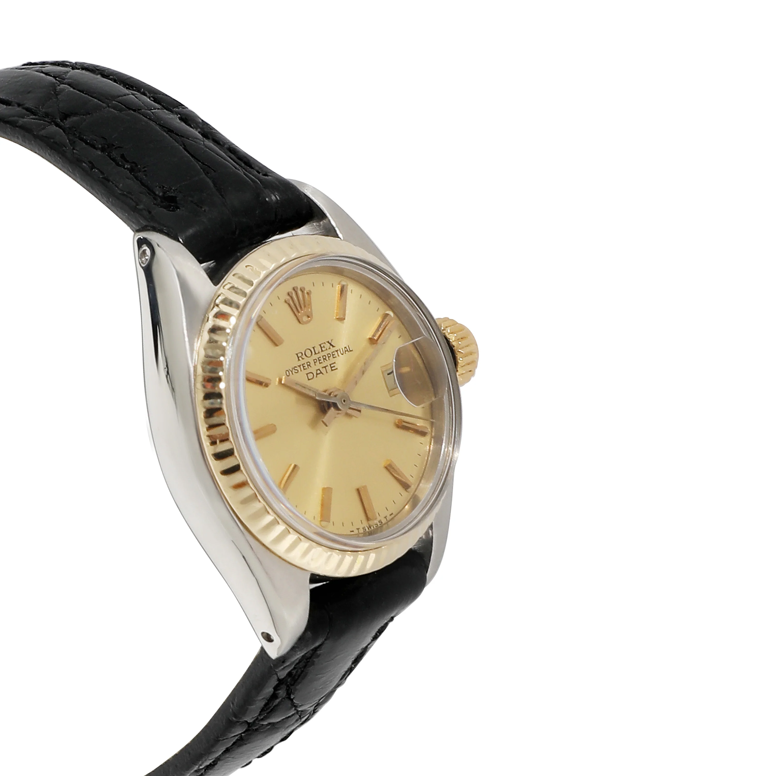 Rolex Date 6917 Womens Watch in 18k Stainless Steel/Yellow Gold - Image 2