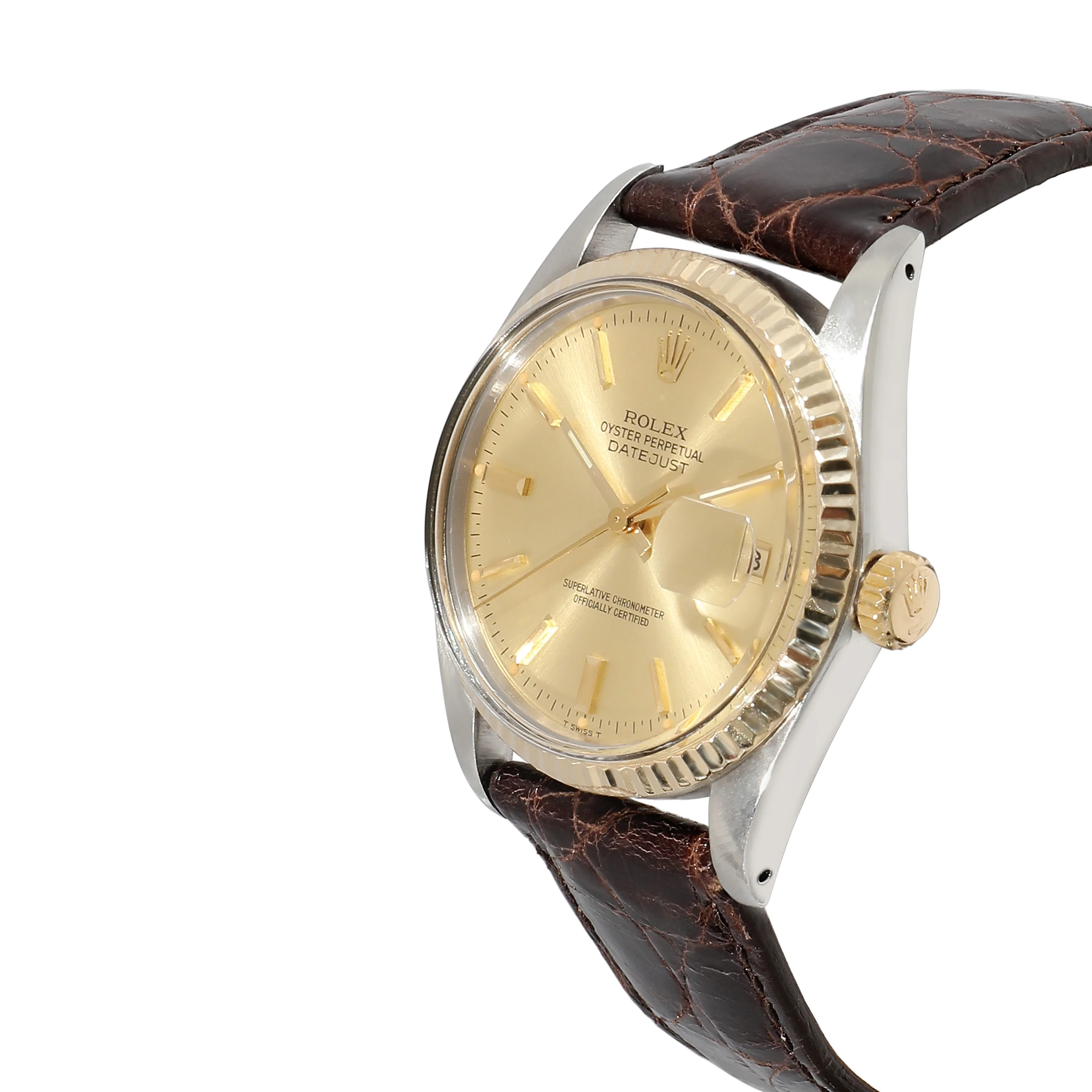 Rolex Datejust 16013 Mens Watch in 18kt Stainless Steel/Yellow Gold - Image 3
