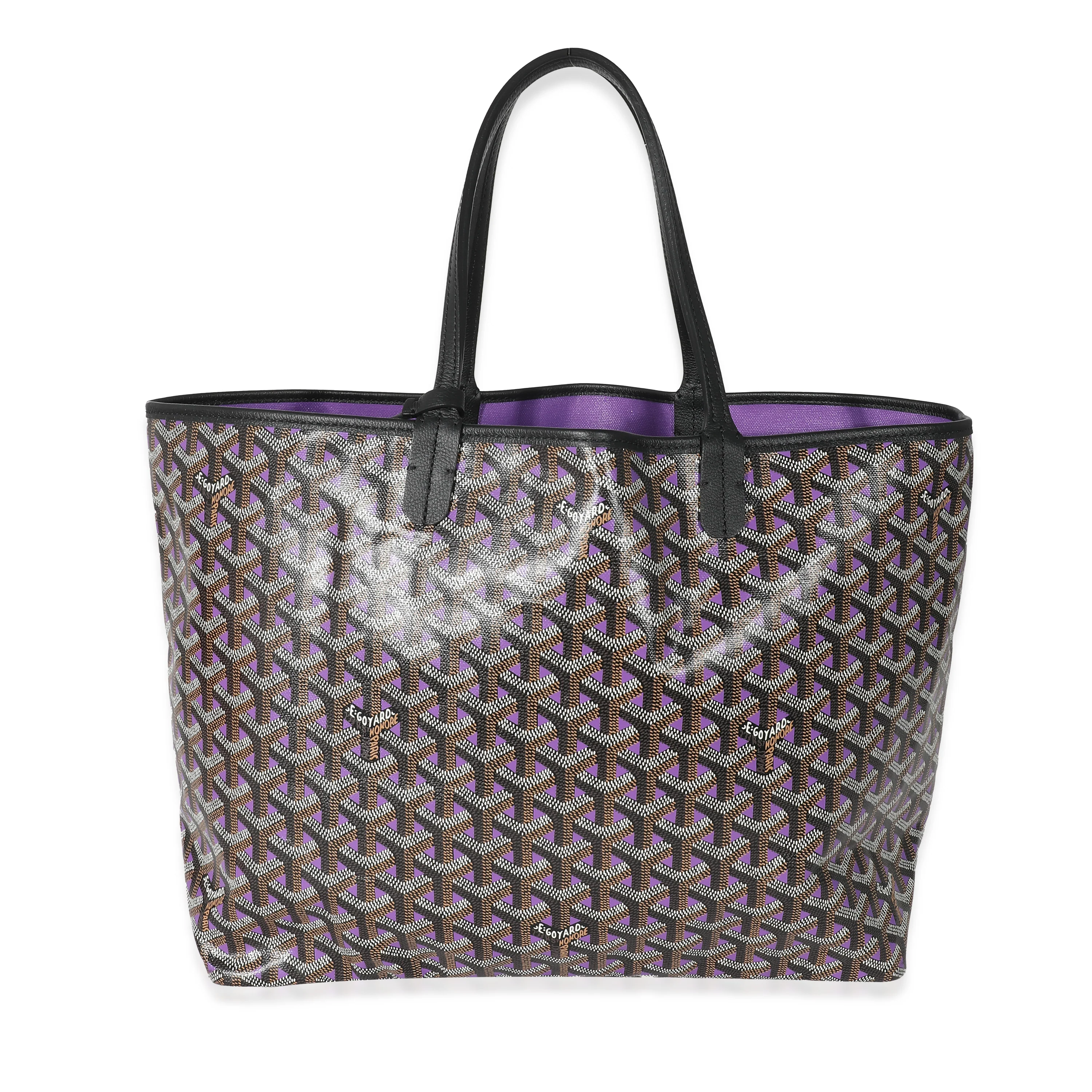 Goyard Black Violet Goyardine Saint Louis Claire Voie PM - Image 2