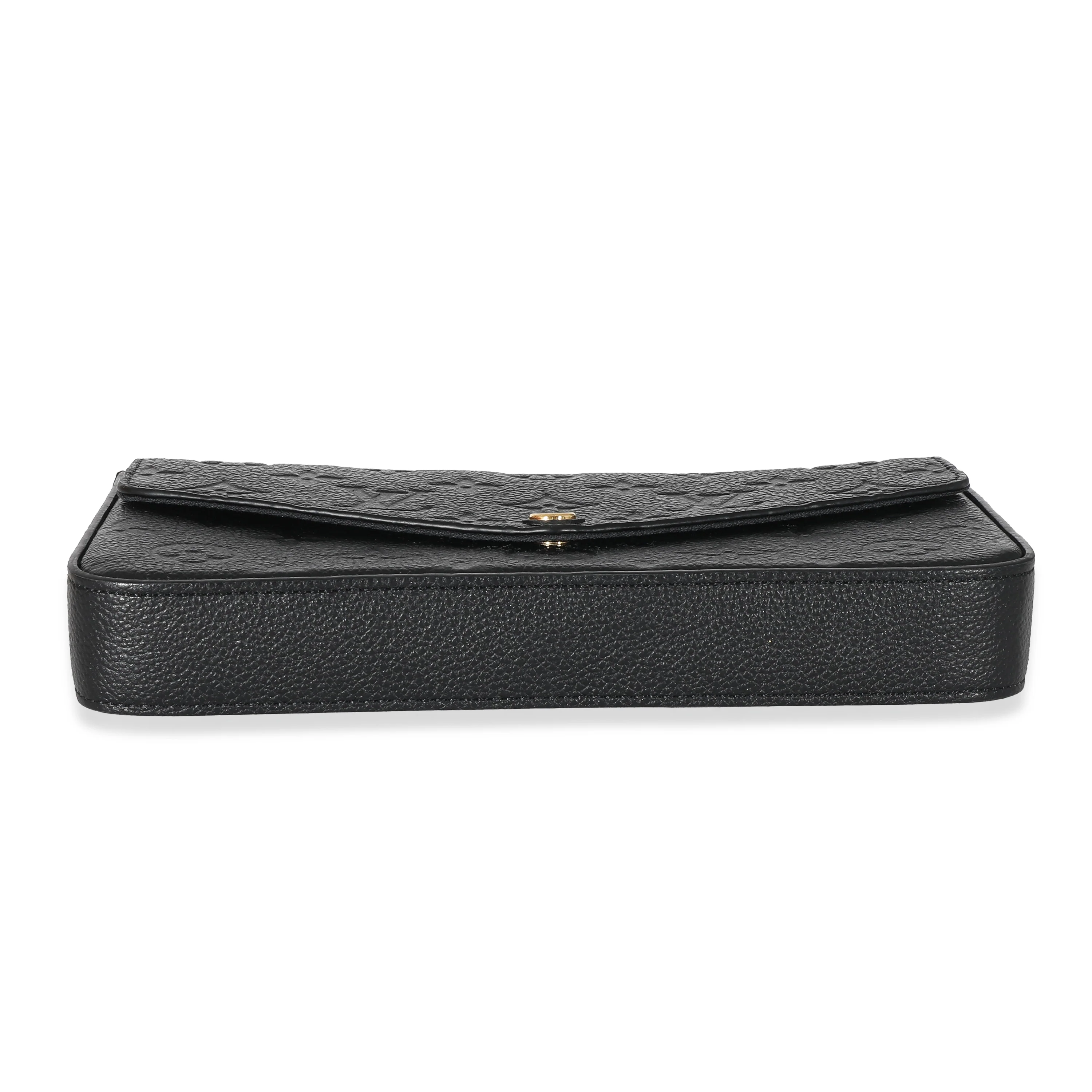 Louis Vuitton Black Monogram Empreinte Félicie Pochette - Image 7
